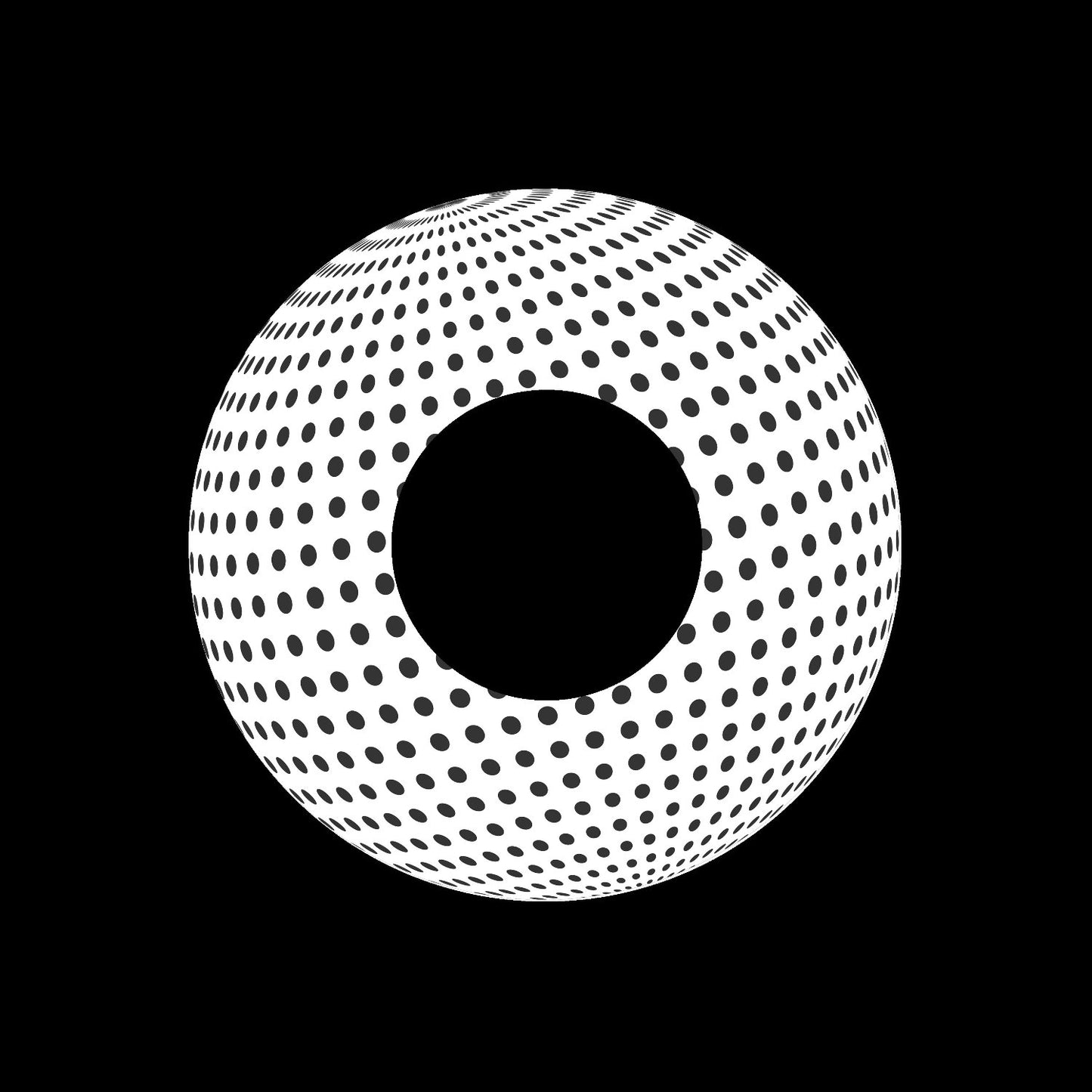 Jukebox 3D Dotted Globe Center Labels