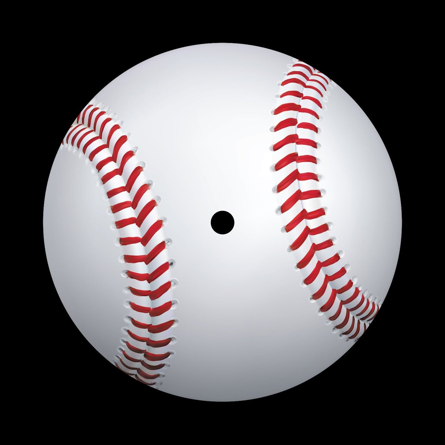 Baseball Ball 1 of 5 Centre Labels