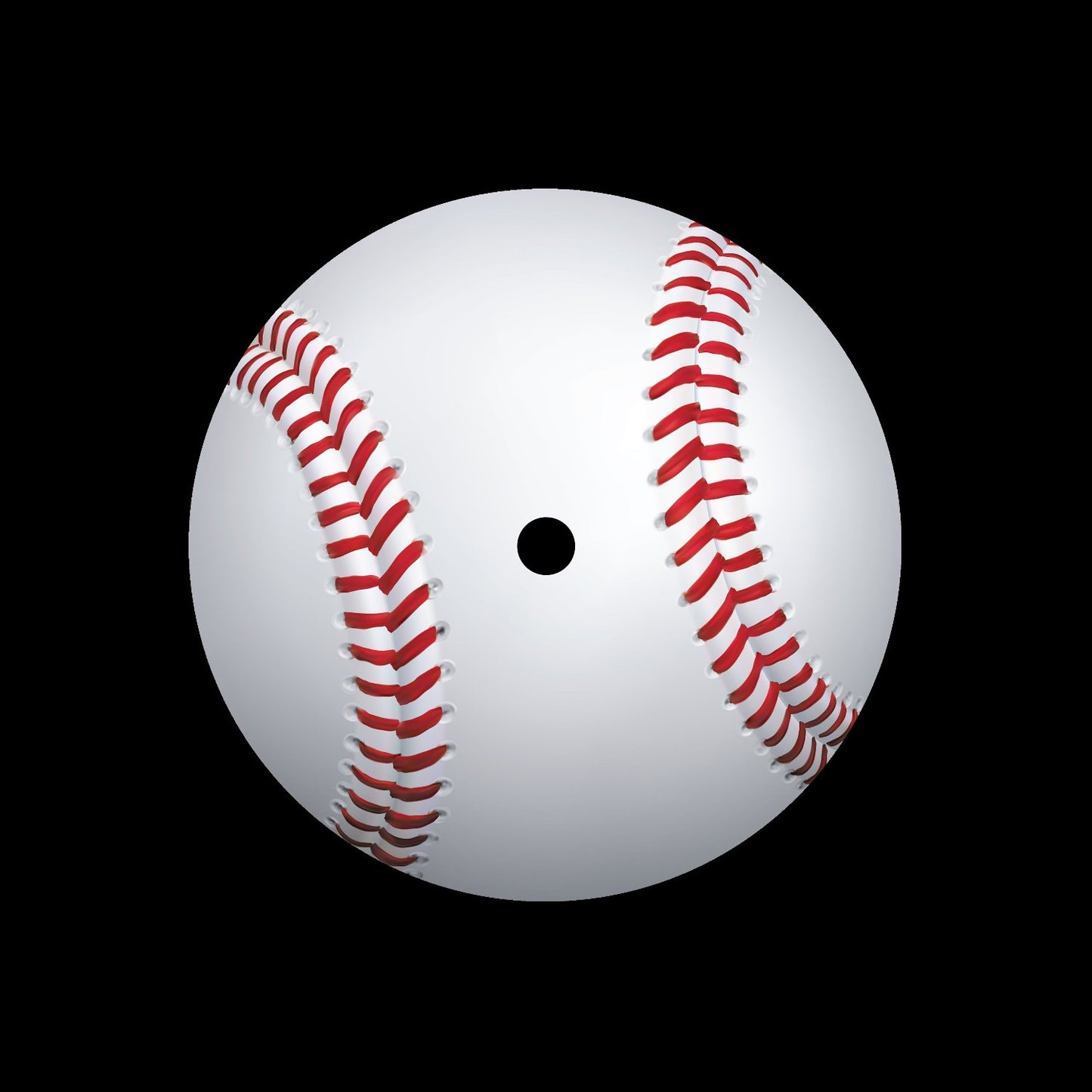 7" Baseball Ball 1 of 5 Record Middles