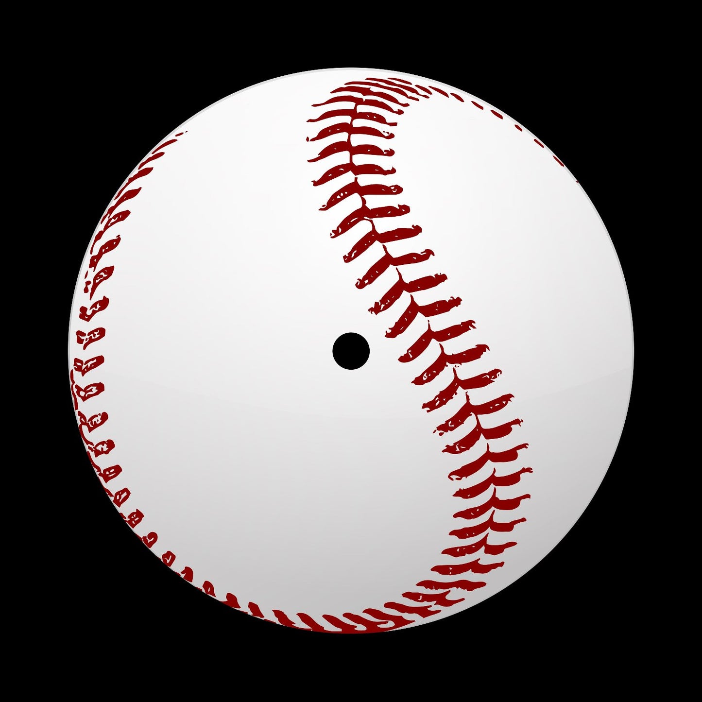 Baseball Ball 3 of 5 Centre Labels