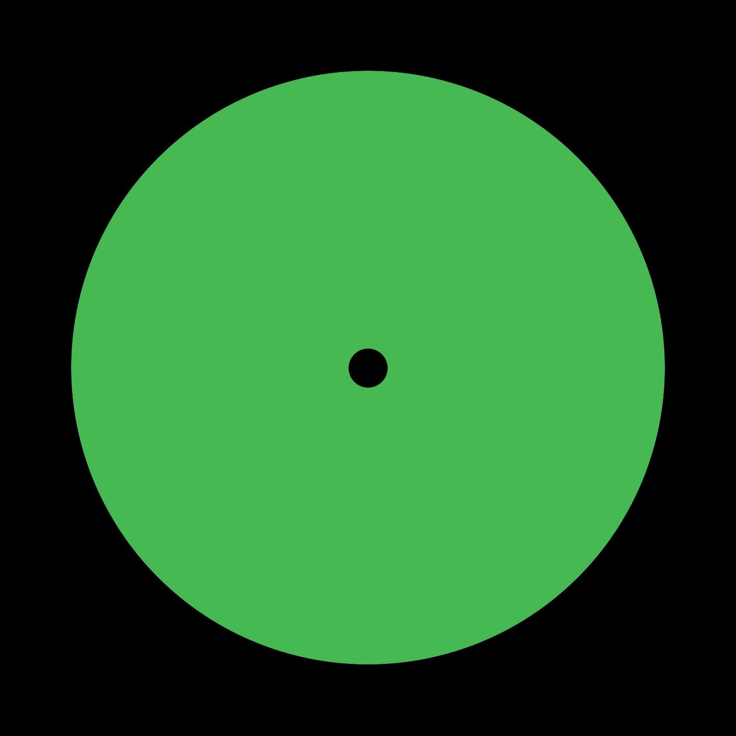 Blank Matte Bright Green Promo Vinyl Record Labels
