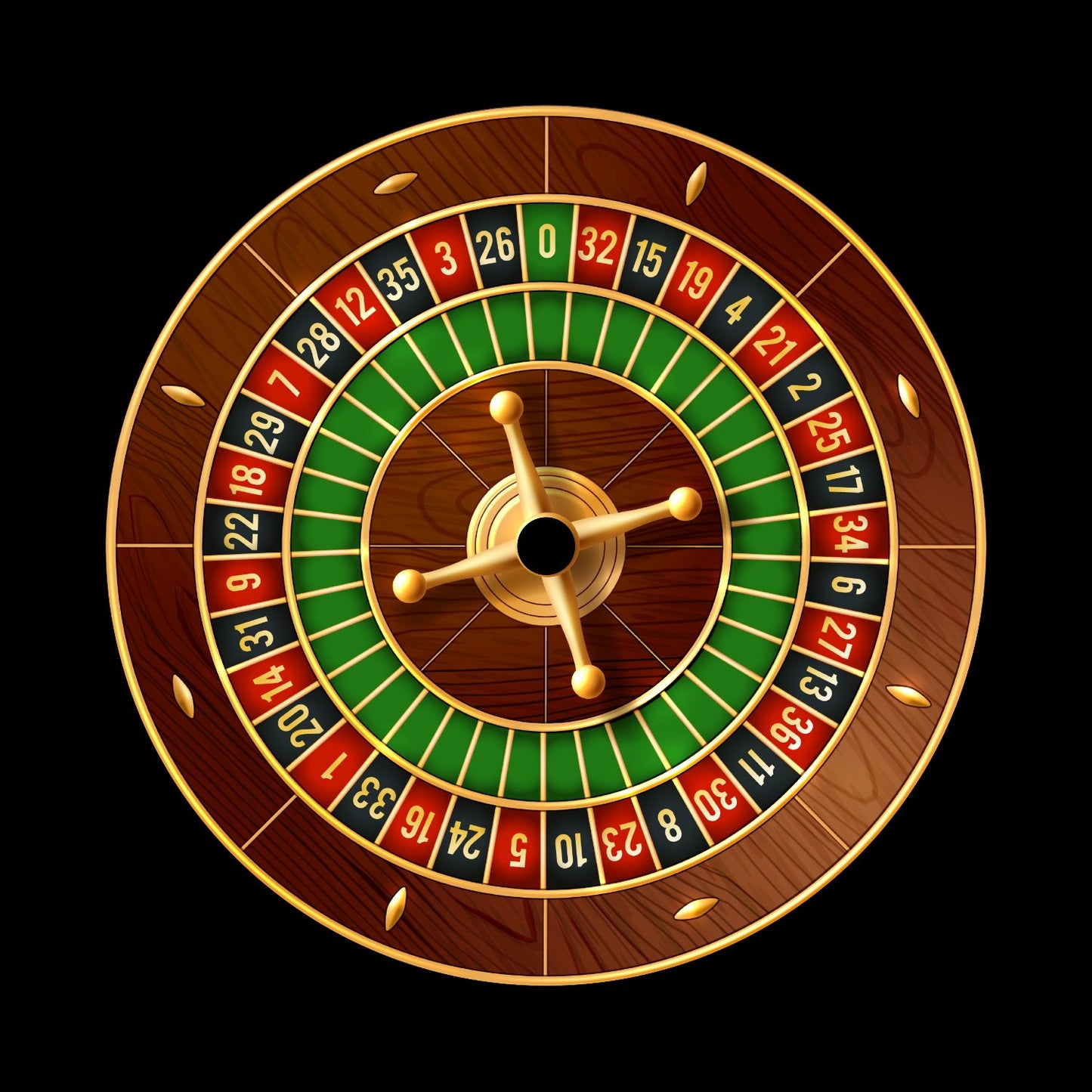 Casino Roulette Wheel Self-Adhesive Promo Vinyl Record Centre Labels - centerlabels_uk