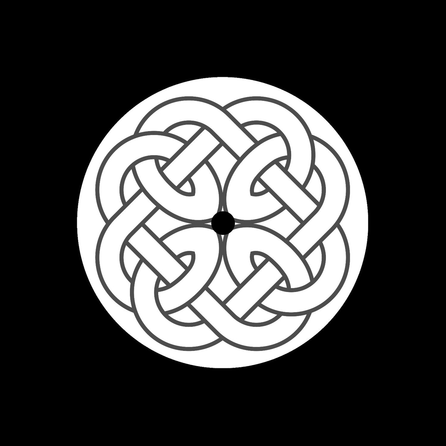 Celtic Knot 1 of 5 Turntable Wax 7" Vinyl Record Labels