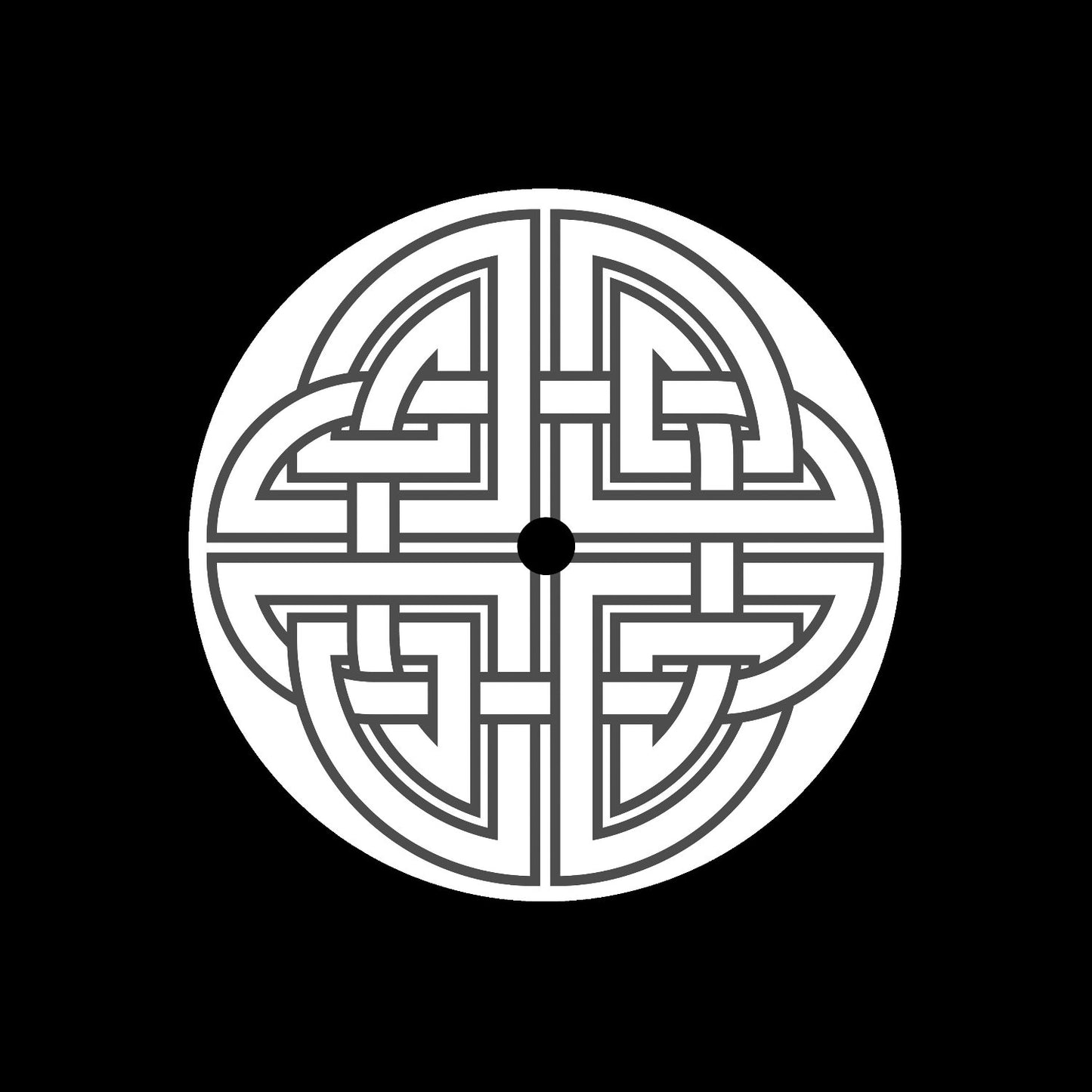 Celtic Knot 2 of 5 Turntable Wax 7" Vinyl Record Labels