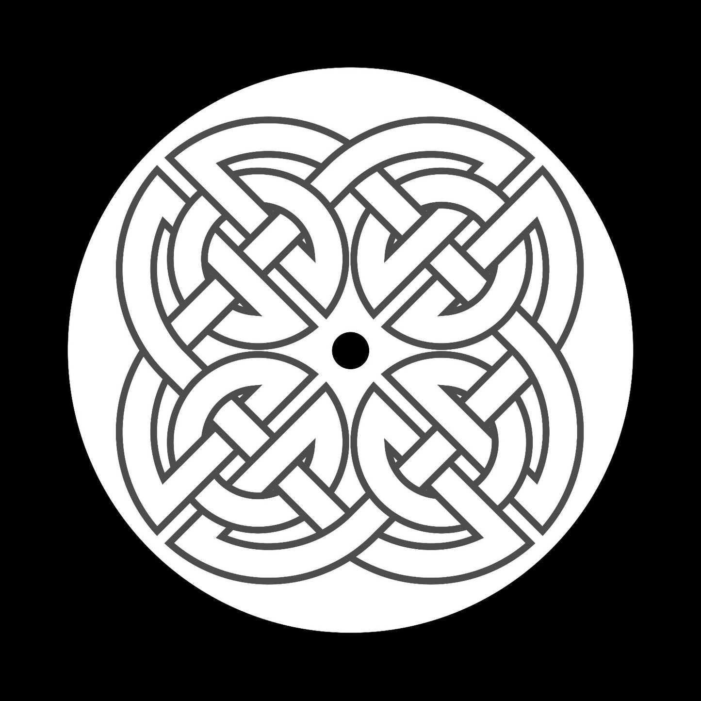 Celtic Knot 3 of 5 Turntable Wax Vinyl Record Labels