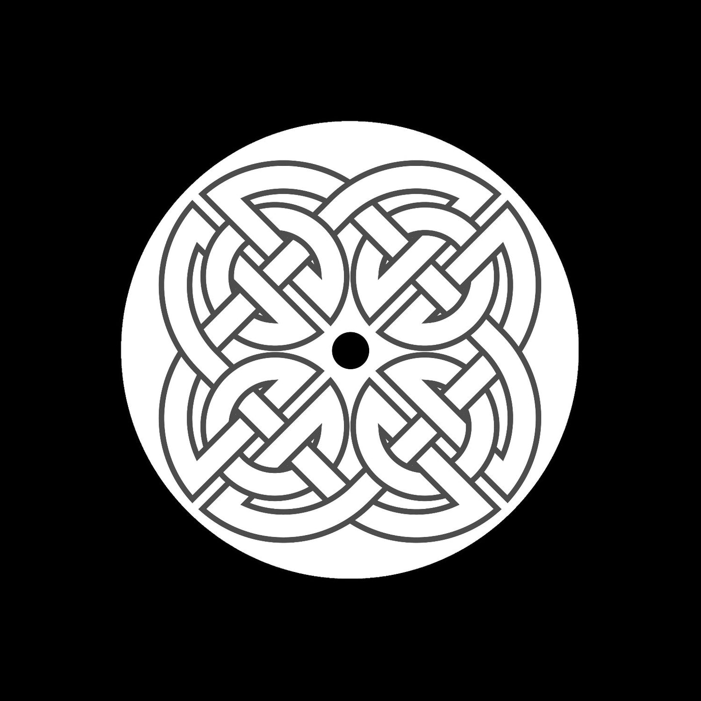 Celtic Knot 3 of 5 Turntable Wax 7" Vinyl Record Labels