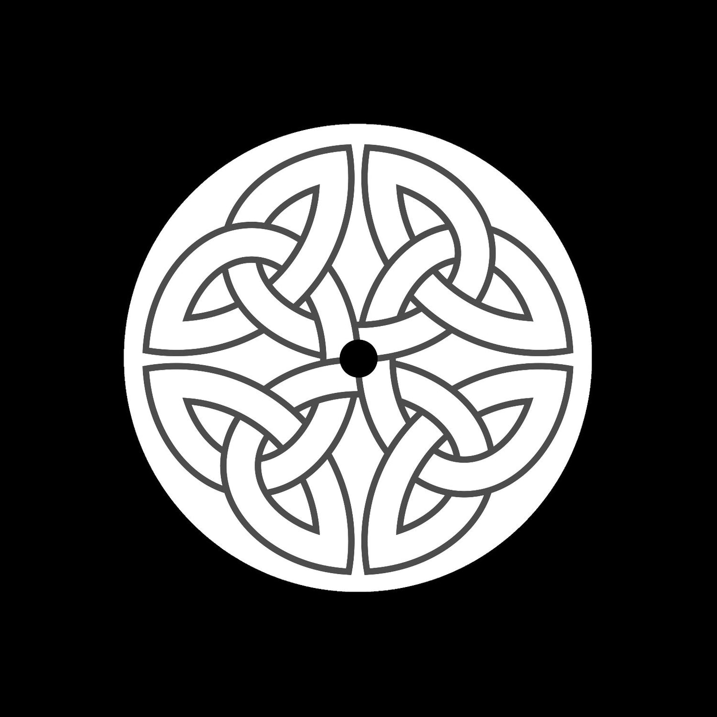Celtic Knot 4 of 5 Turntable Wax 7" Vinyl Record Labels