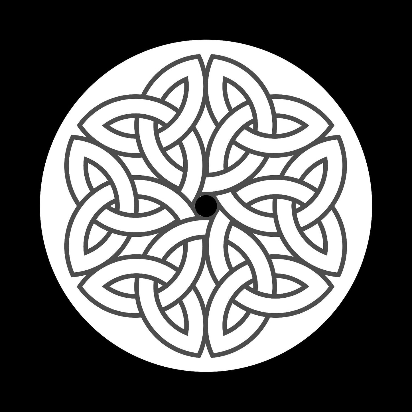 Celtic Knot 5 of 5 Turntable Wax Vinyl Record Labels