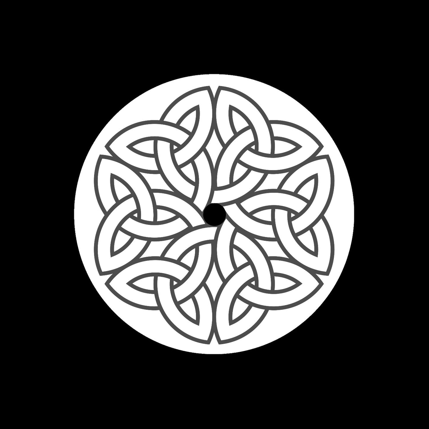 Celtic Knot 5 of 5 Turntable Wax 7" Vinyl Record Labels