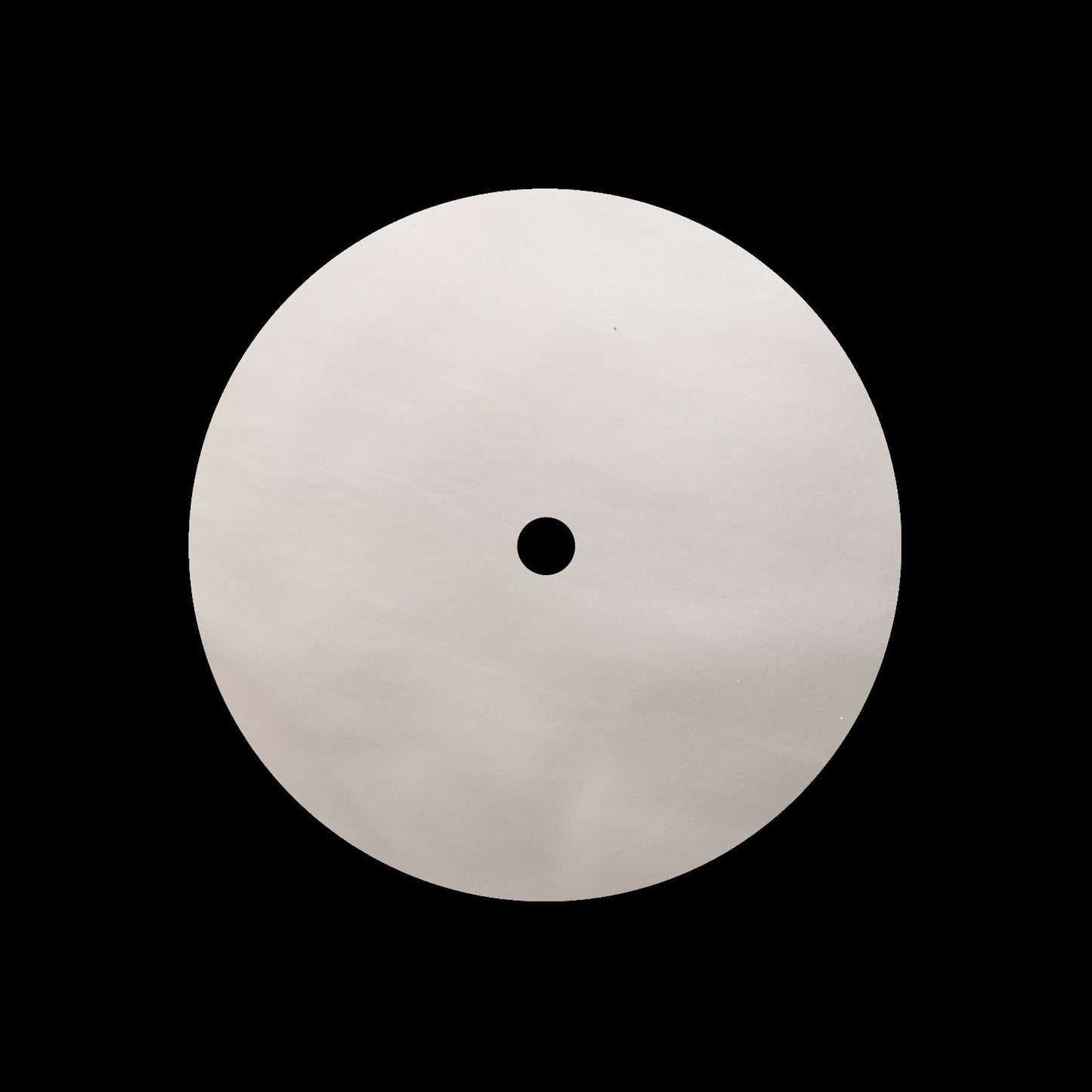 Chrome Silver 7" Vinyl Record Labels