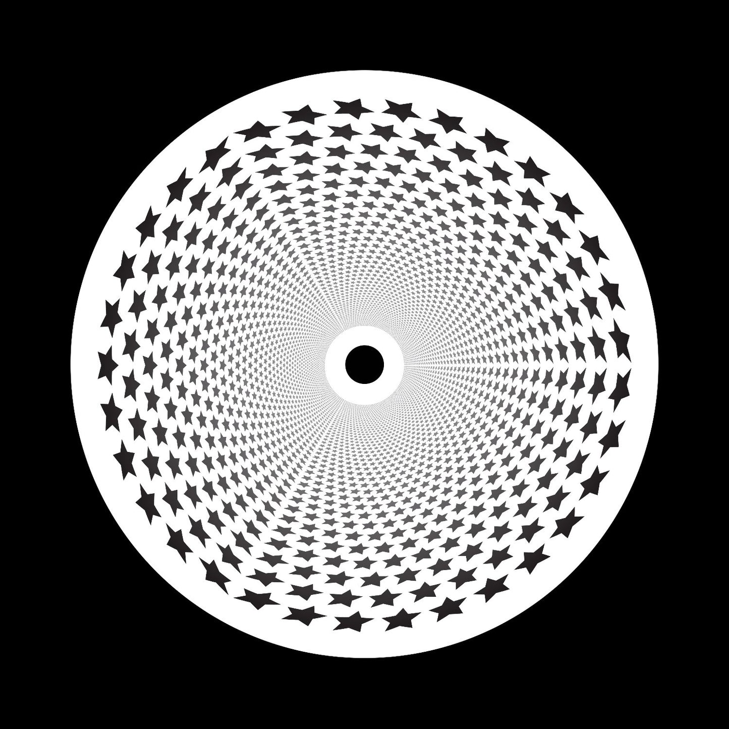 Star Tunnel Optical Self-Adhesive Record Labels