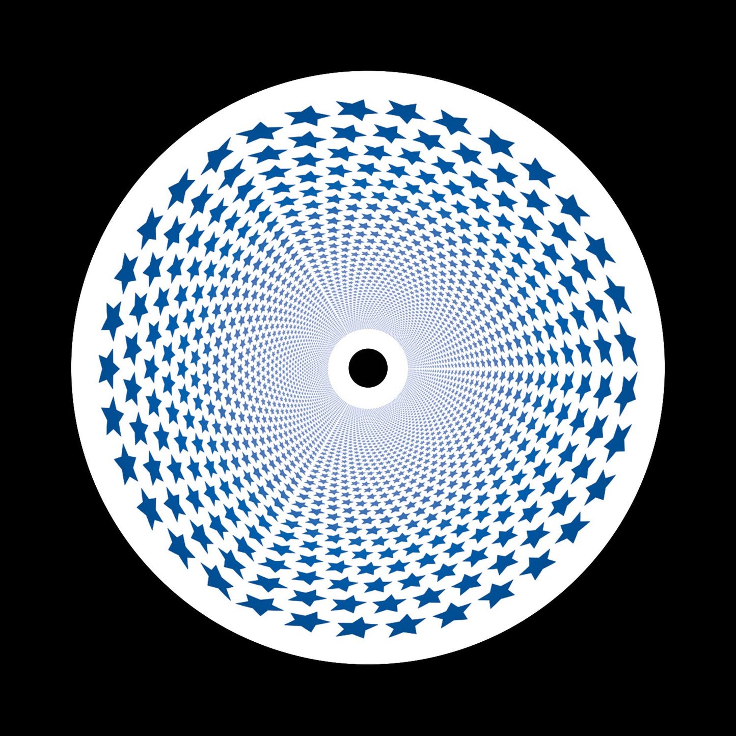 Star Tunnel Optical Self-Adhesive Vinyl Record Labels