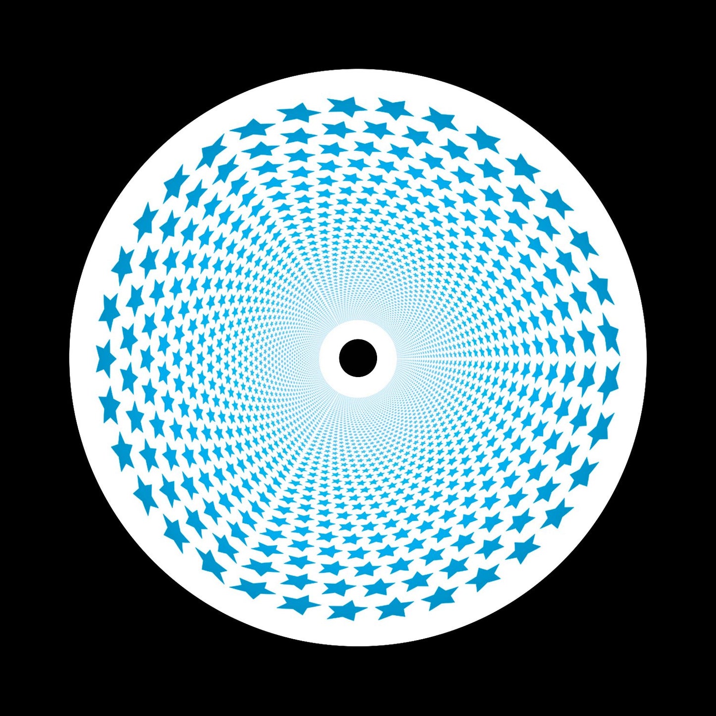 Star Tunnel 12" Custom Promo DJ Vinyl Record Centre Labels