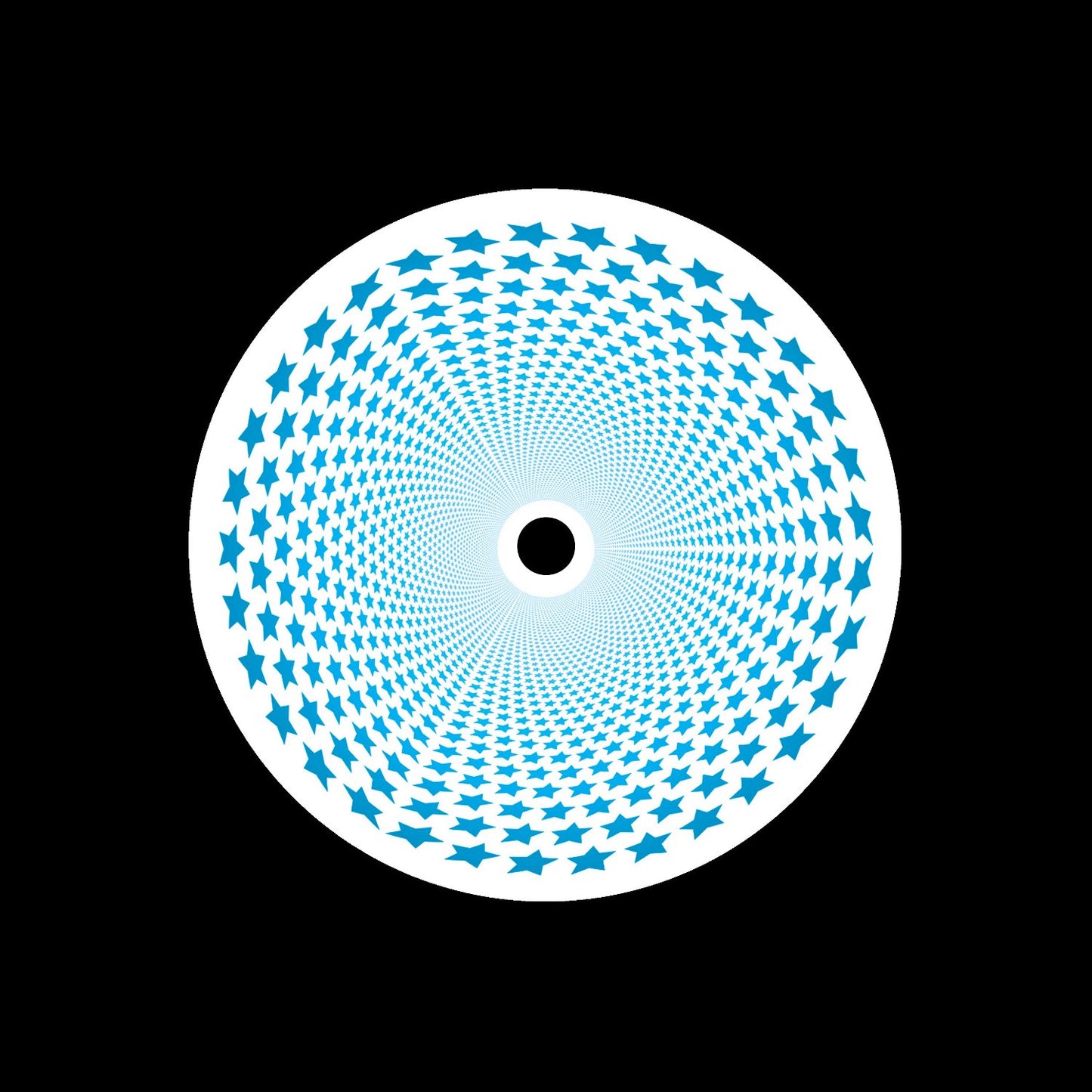 Star Tunnel 7" Custom Promo DJ Vinyl Record Centre Labels