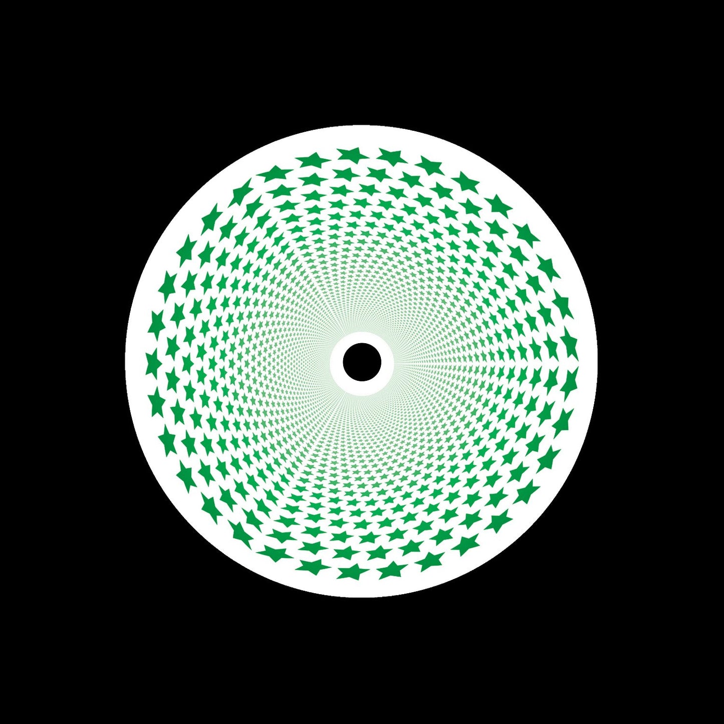 Star Tunnel 7" Custom Promo DJ Vinyl Record Center Labels