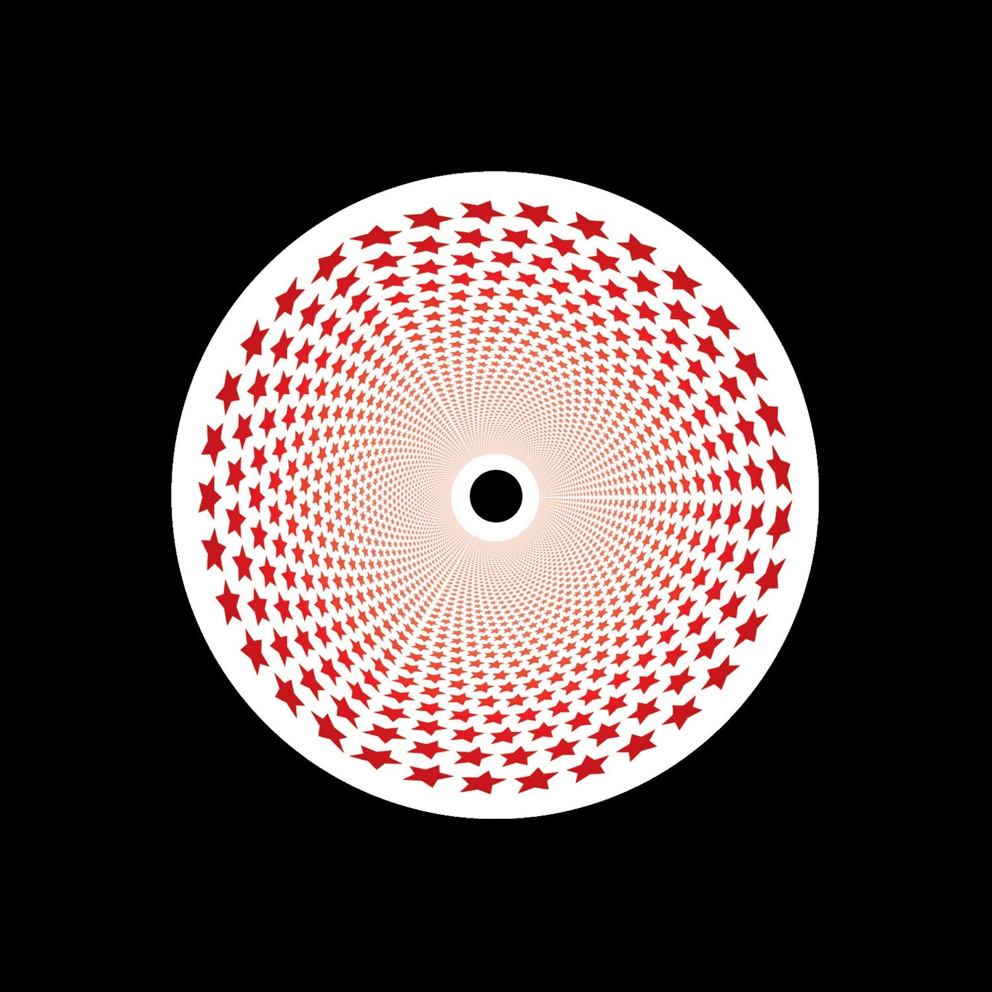 Star Tunnel 7" Custom Promo DJ Vinyl Record Self-Adhesive Labels