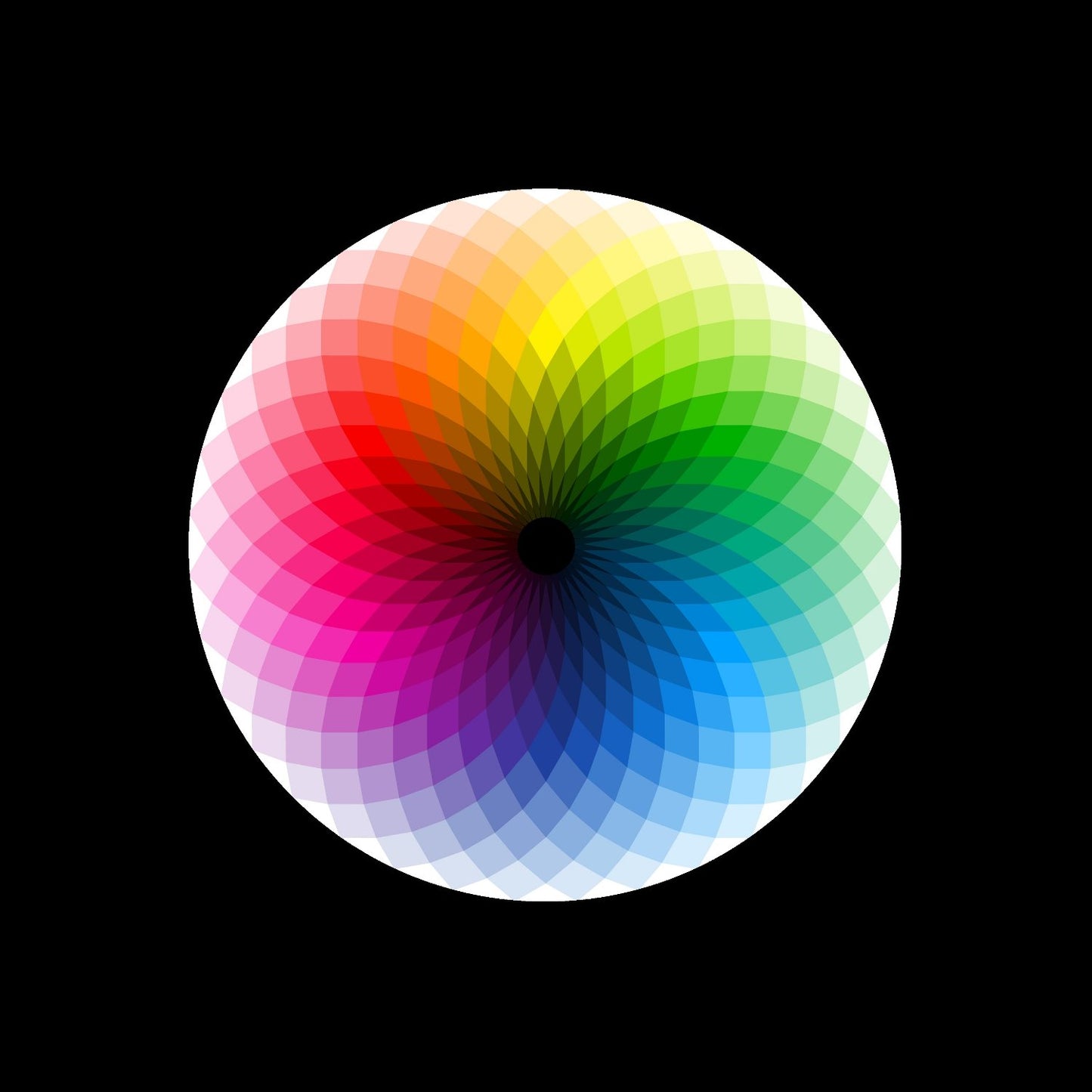 Colour Wheel 7" DVS Vinyl Record Center Labels centerlabels_uk