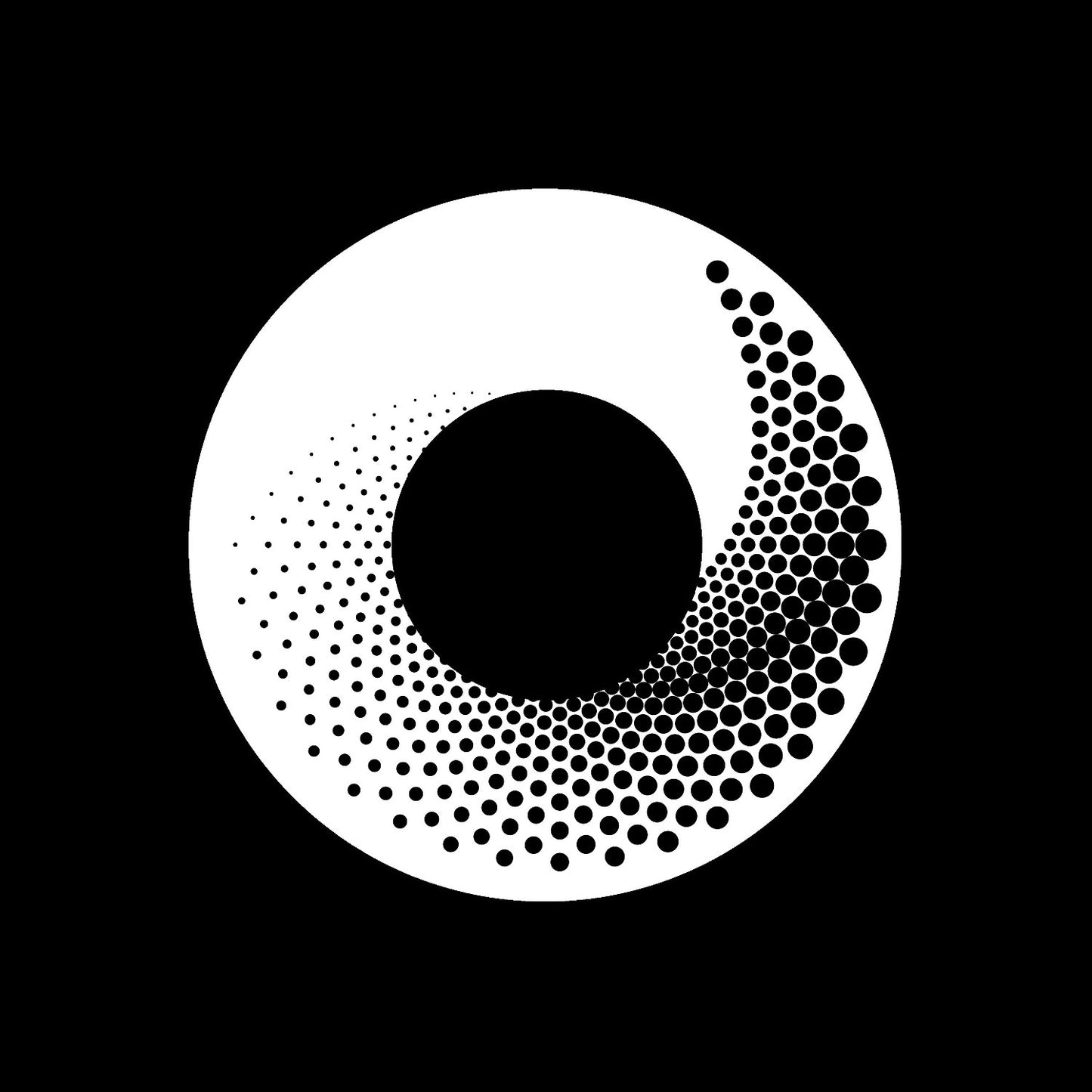 Spiral Dot Design Custom Gloss Self-Adhesive Record Centre Labels for Jukebox Vinyl - centerlabels_uk