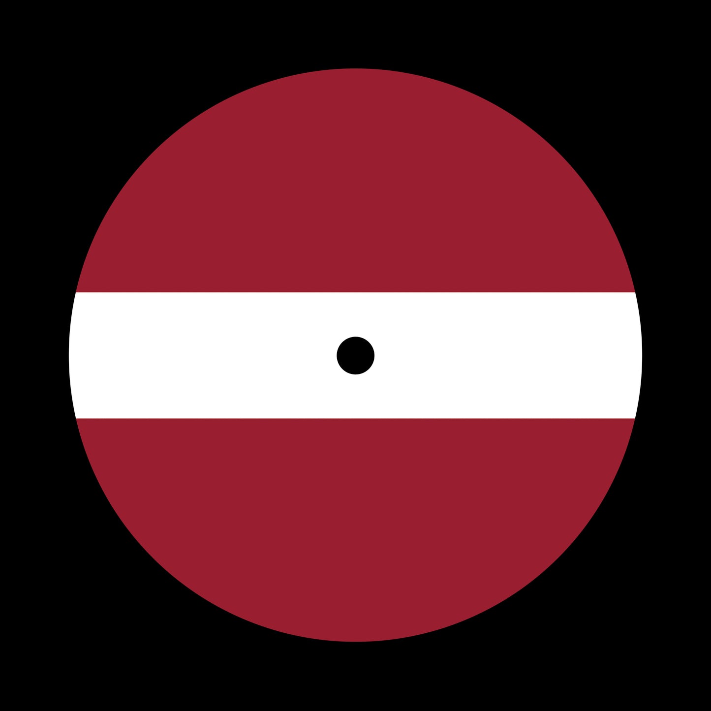 Flags of the World - Latvia Latvian 7", 10", 12"/LP Vinyl Record Centre Labels (Pair)