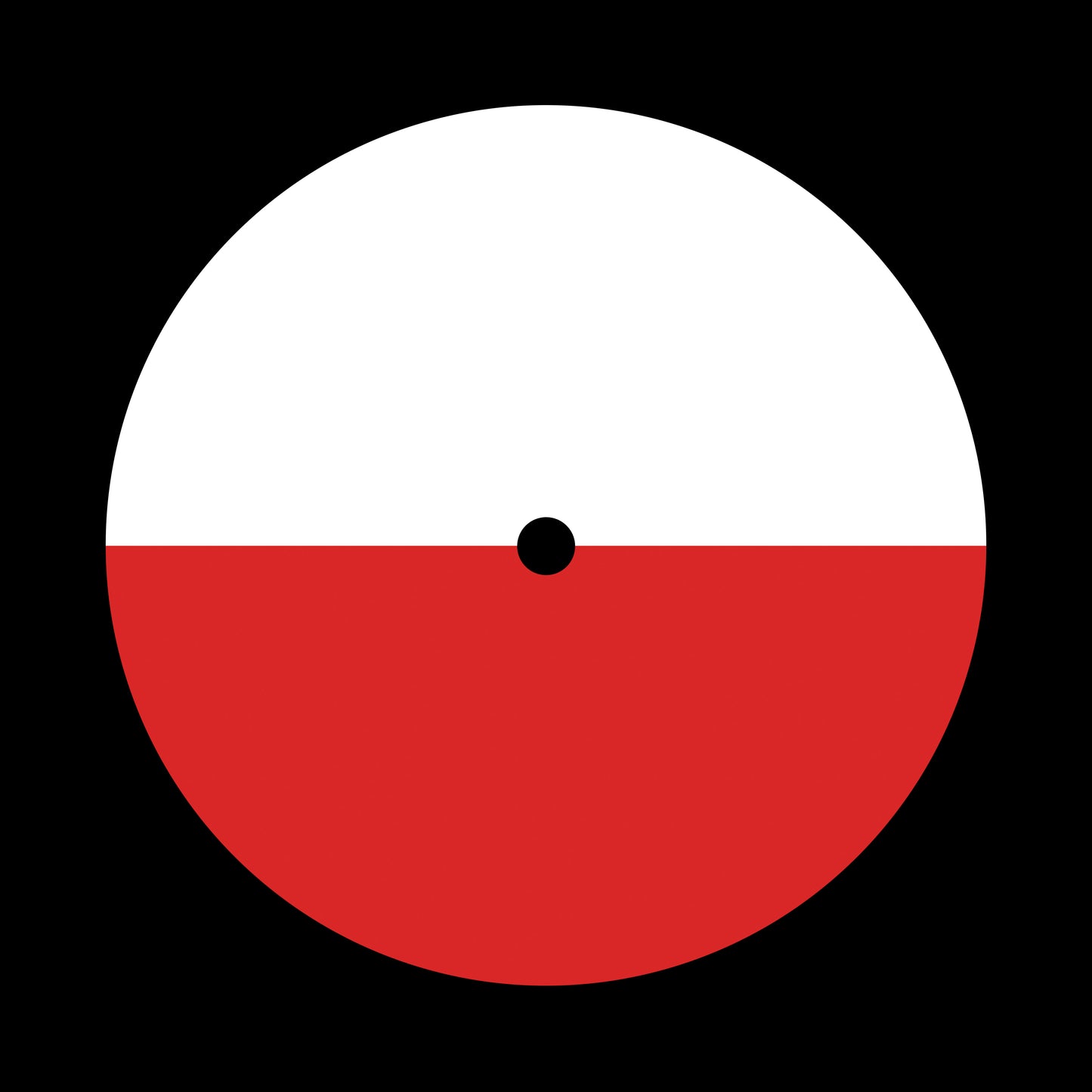 Flags of the World - Poland Polish 7", 10", 12"/LP Vinyl Record Centre Labels (Pair)