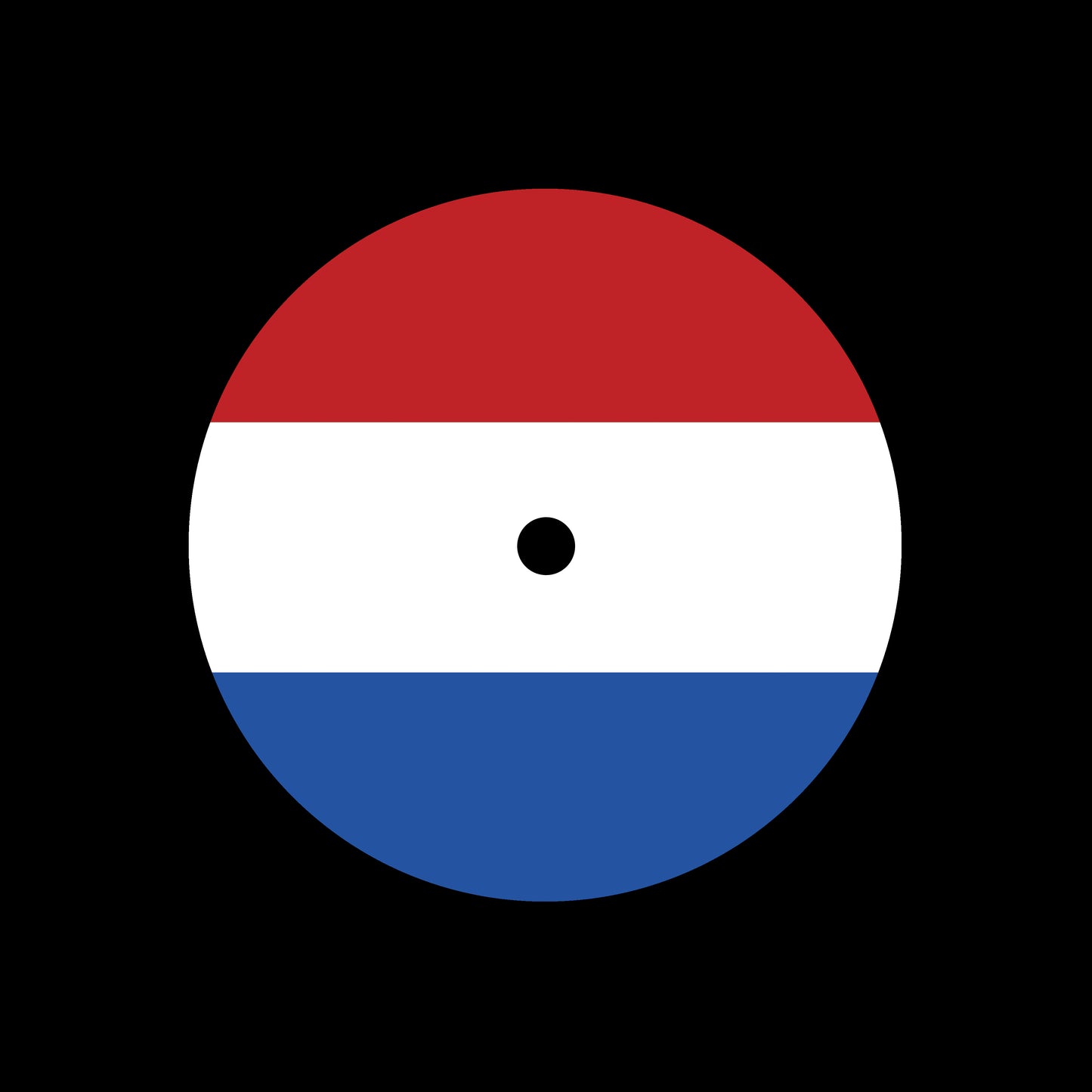 Flags of the World - Netherlands Dutch 7", 10", 12"/LP Vinyl Record Centre Labels (Pair)