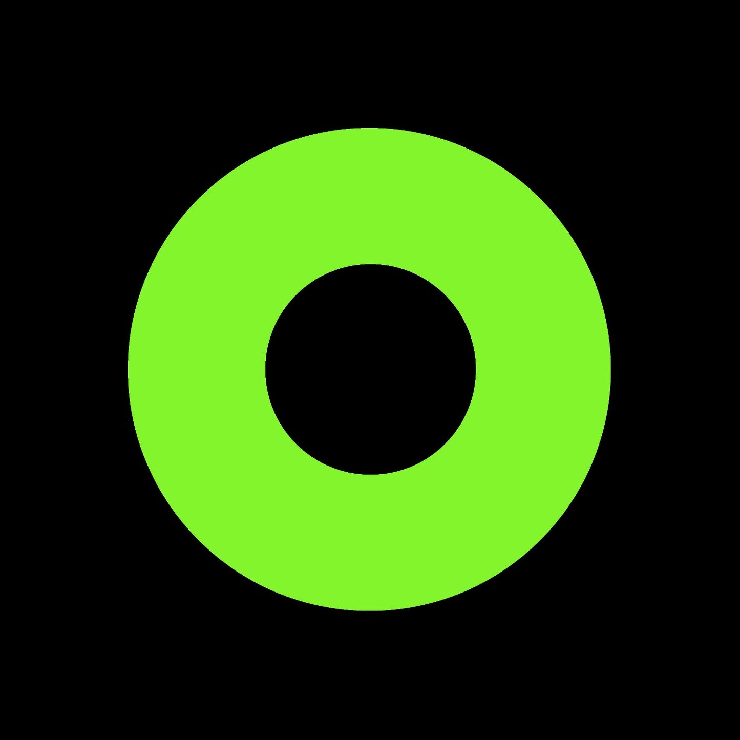 Hi Vis Fluro Jukebox Record Labels