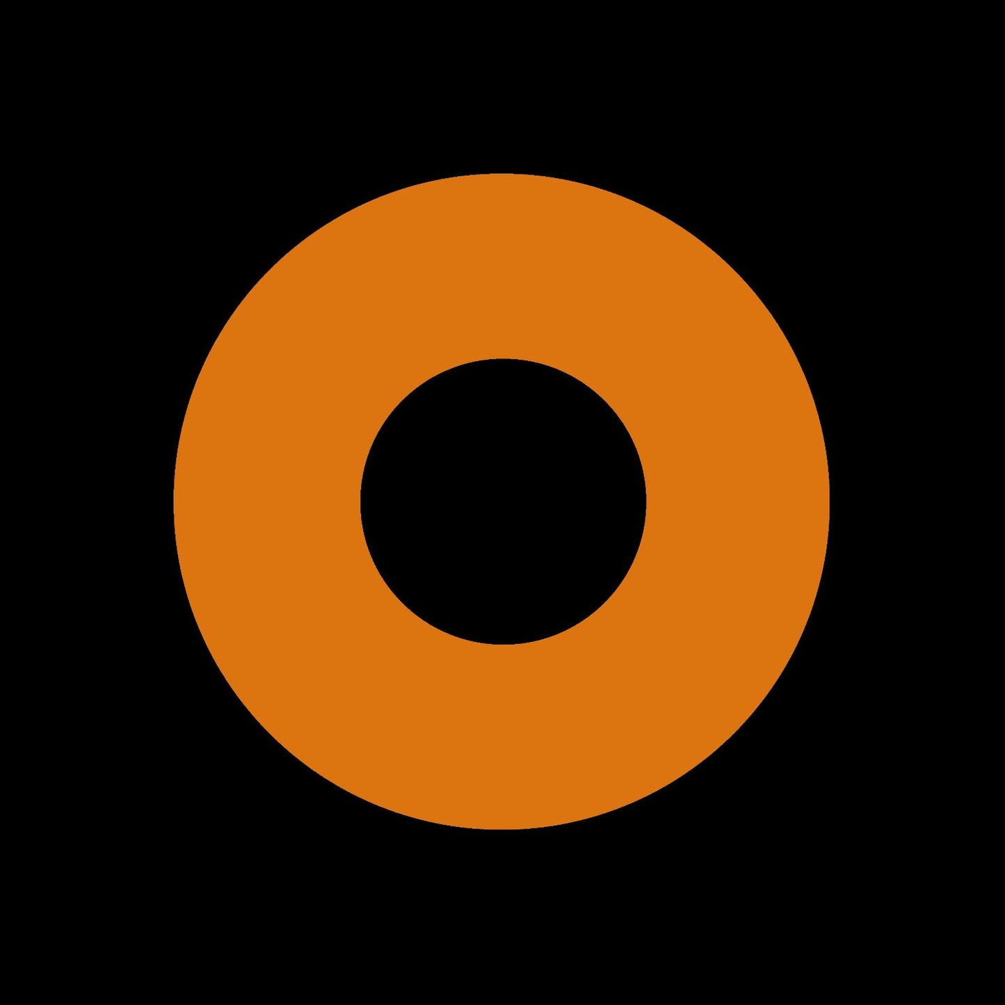 Hi Vis Fluro Orange Jukebox Record Labels