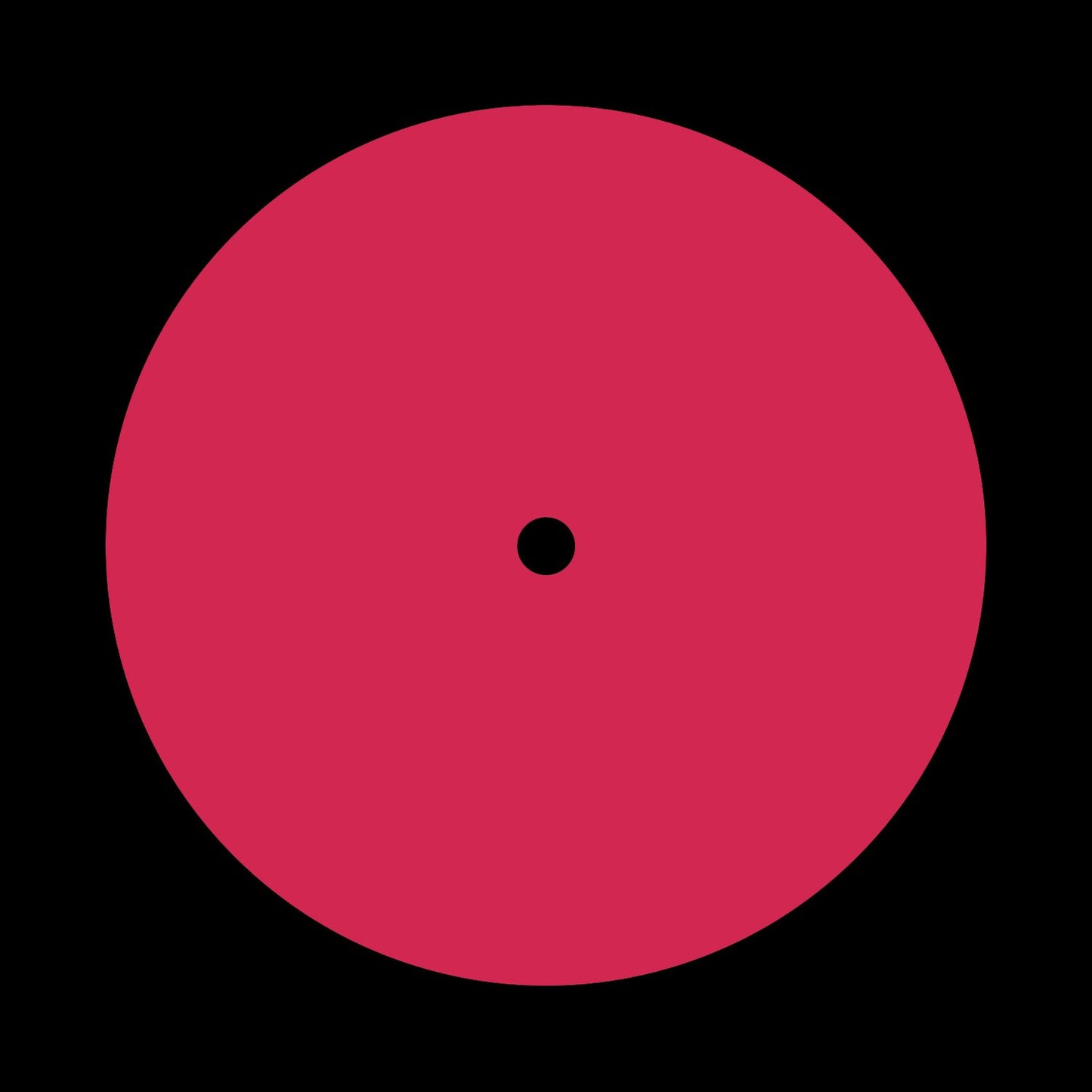 Hi Vis Fluro Pink 12" Record Labels