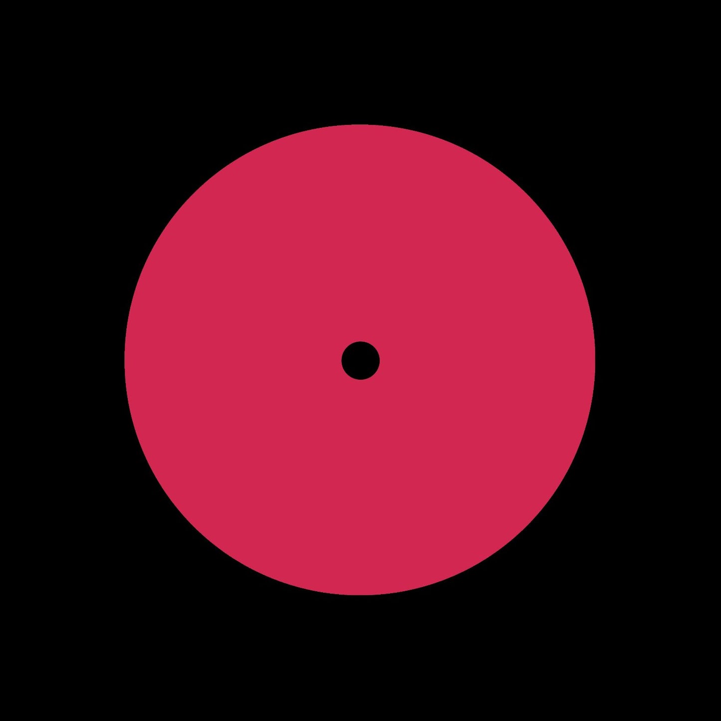Hi Vis Fluro Pink 7" Record Labels