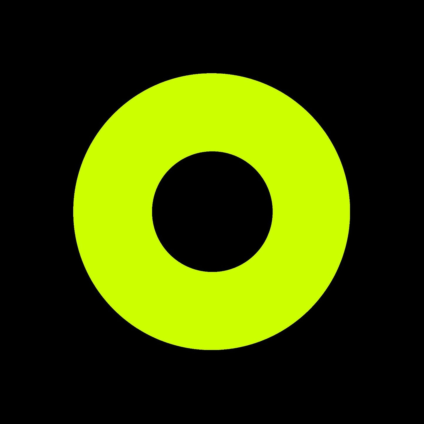 Hi Vis Fluro Yellow Jukebox Centerlabels