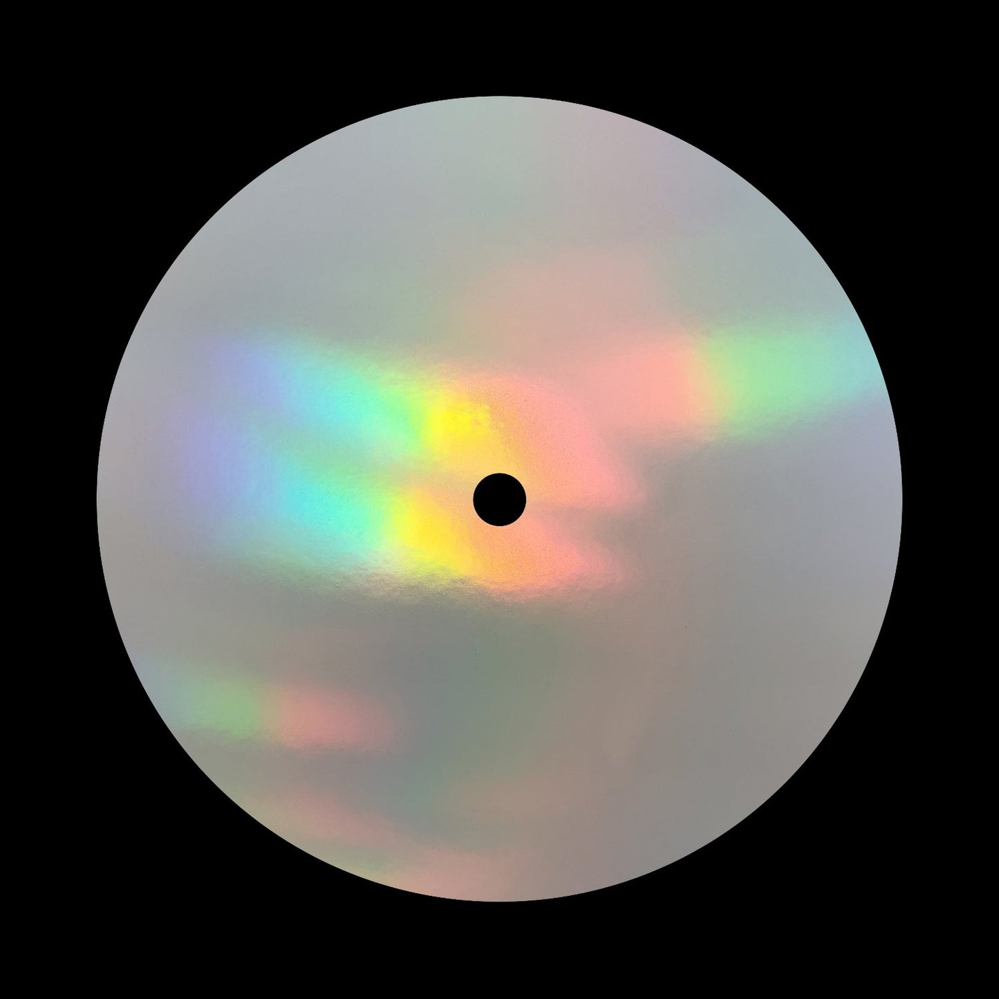 Blank Holographic Vinyl Record Labels