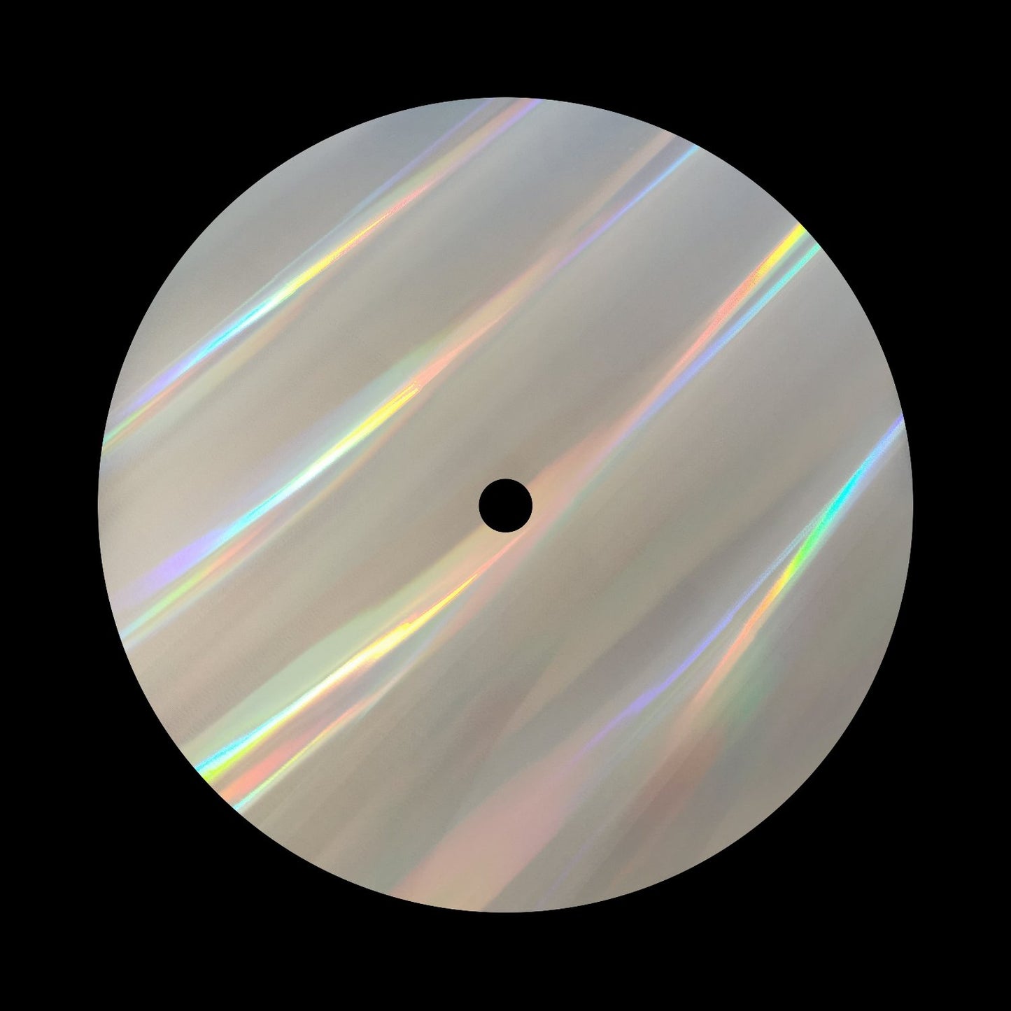 Blank Holographic Tilted Turntable Labels