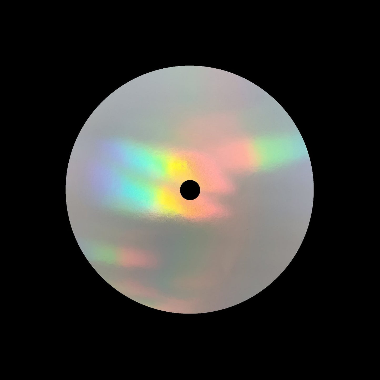 Blank Holographic 7" Vinyl Record Labels