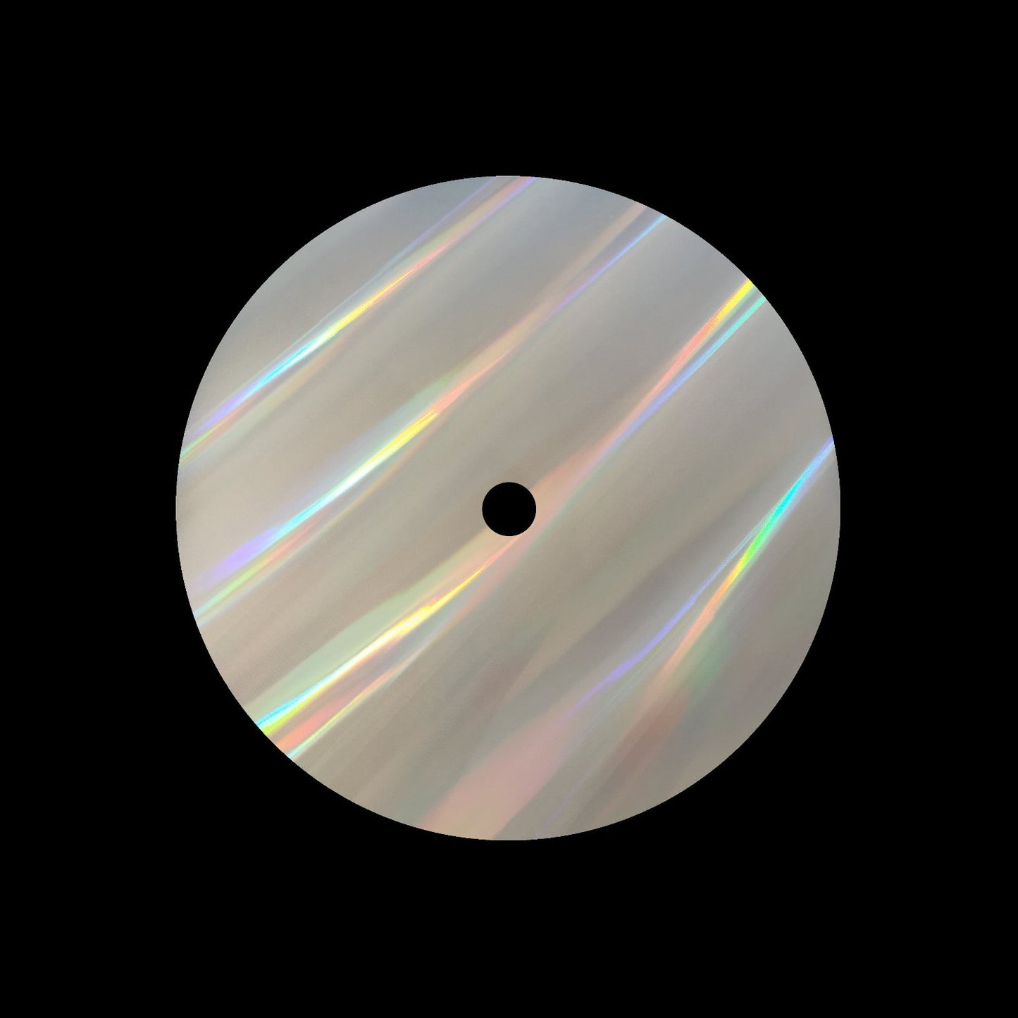 Blank Holographic Tilted 7" Turntable Labels