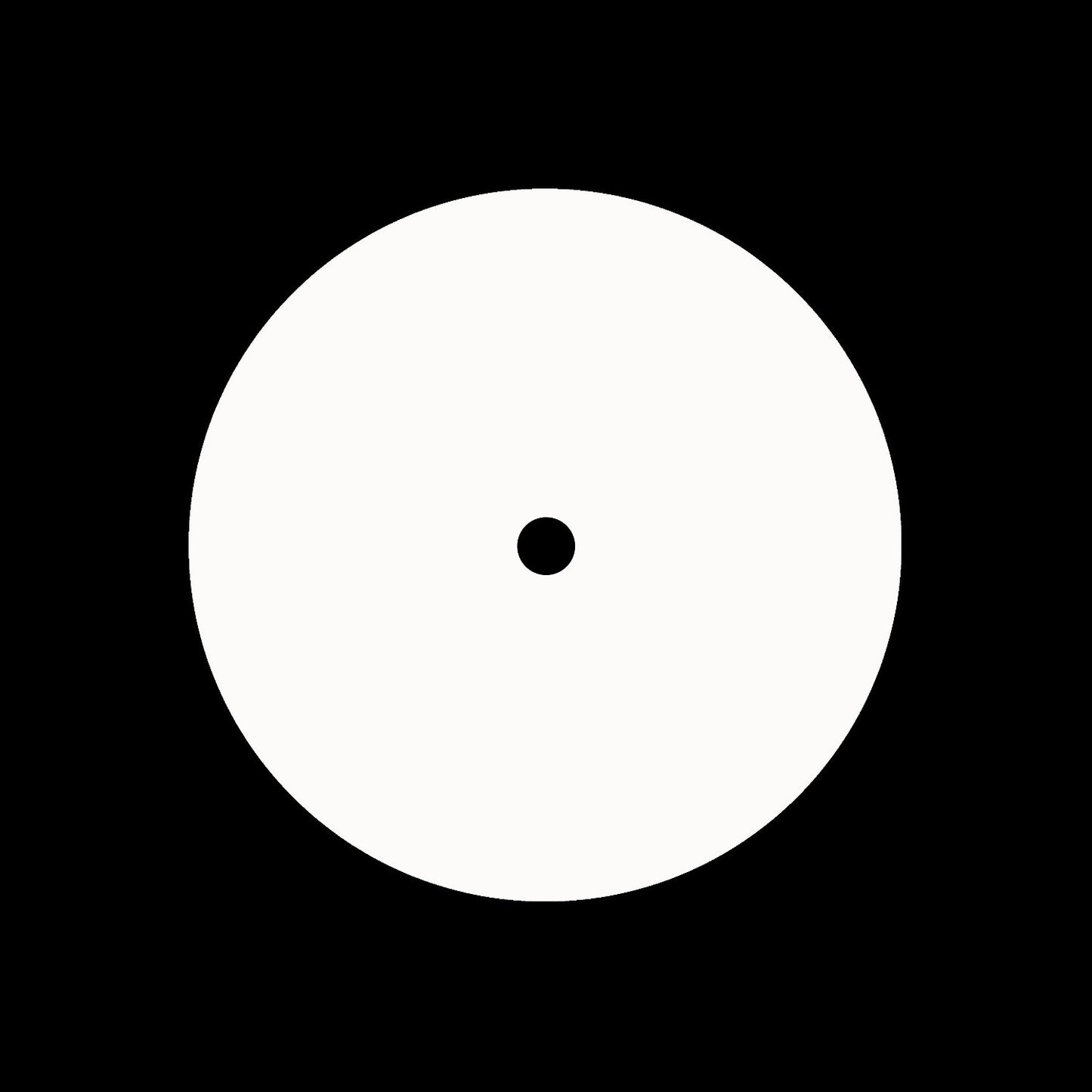 Blank Matte White Promo Record Labels for Dubplates