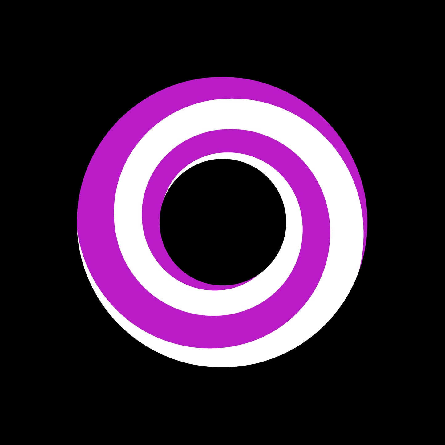 Psychedelic Spiral w/ Radial Ray Purple 7" Jukebox, 7", 10", 12"/LP Vinyl Record Centre Labels (Pair)