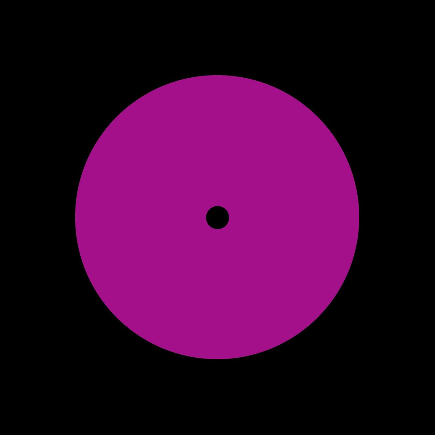 Blank Matte Purple Promo 7" Vinyl Record Centre Labels