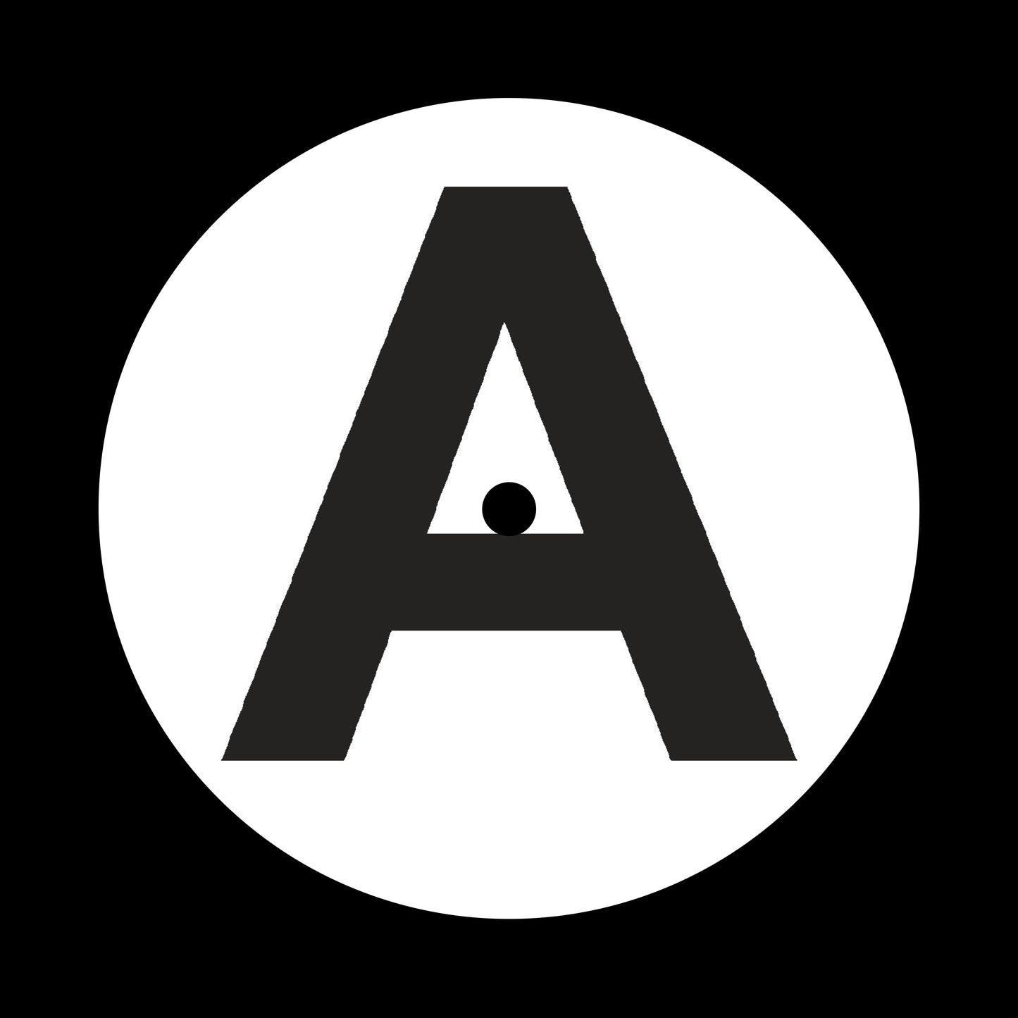 Side A, B, C + D Alphabetical 7", 10", 12"/LP Vinyl Record Centre Labels (1 of each = 4 labels per pack)