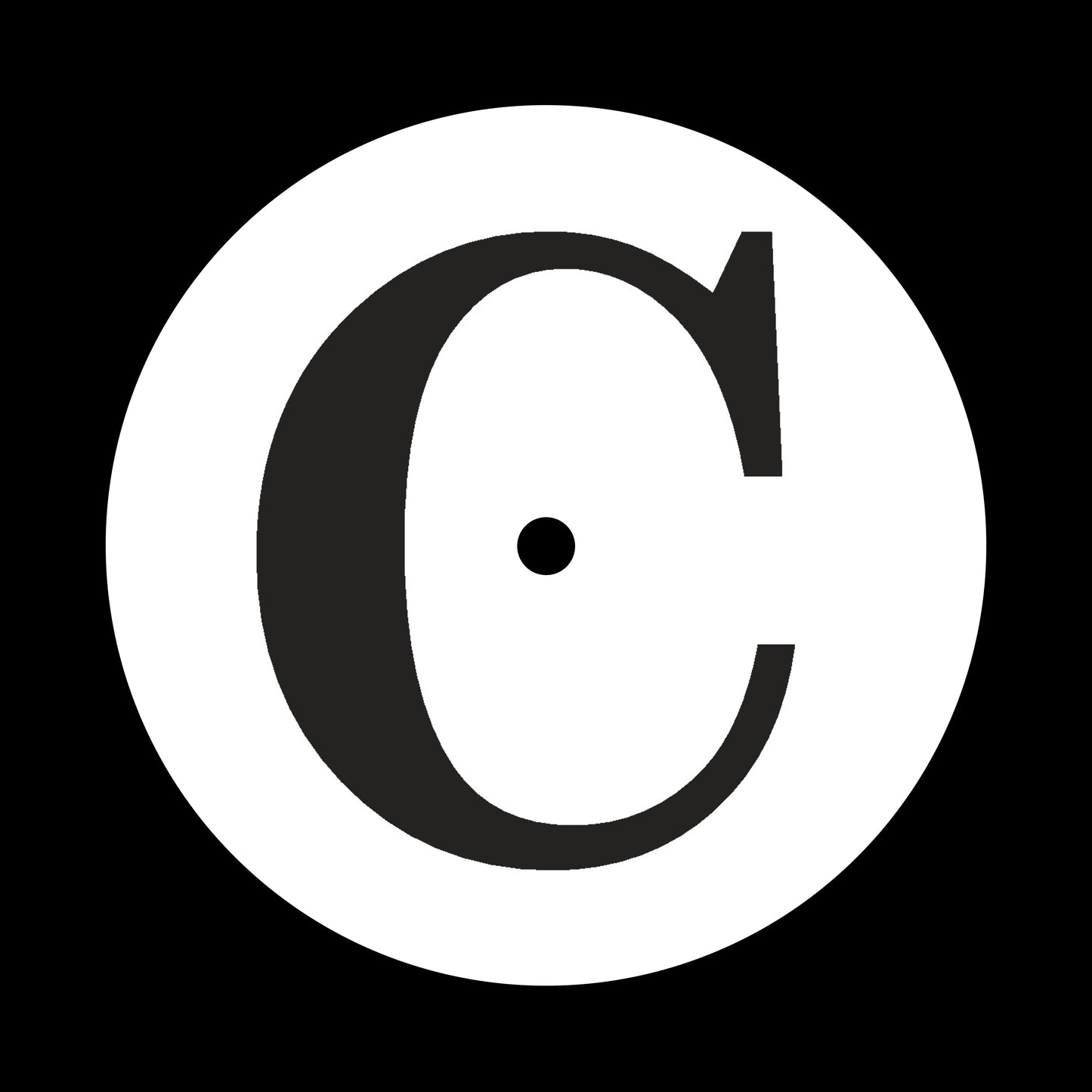 Side A, B, C + D Serif Alphabetical 7", 10", 12"/LP Vinyl Record Centre Labels (1 of each = 4 labels per pack)