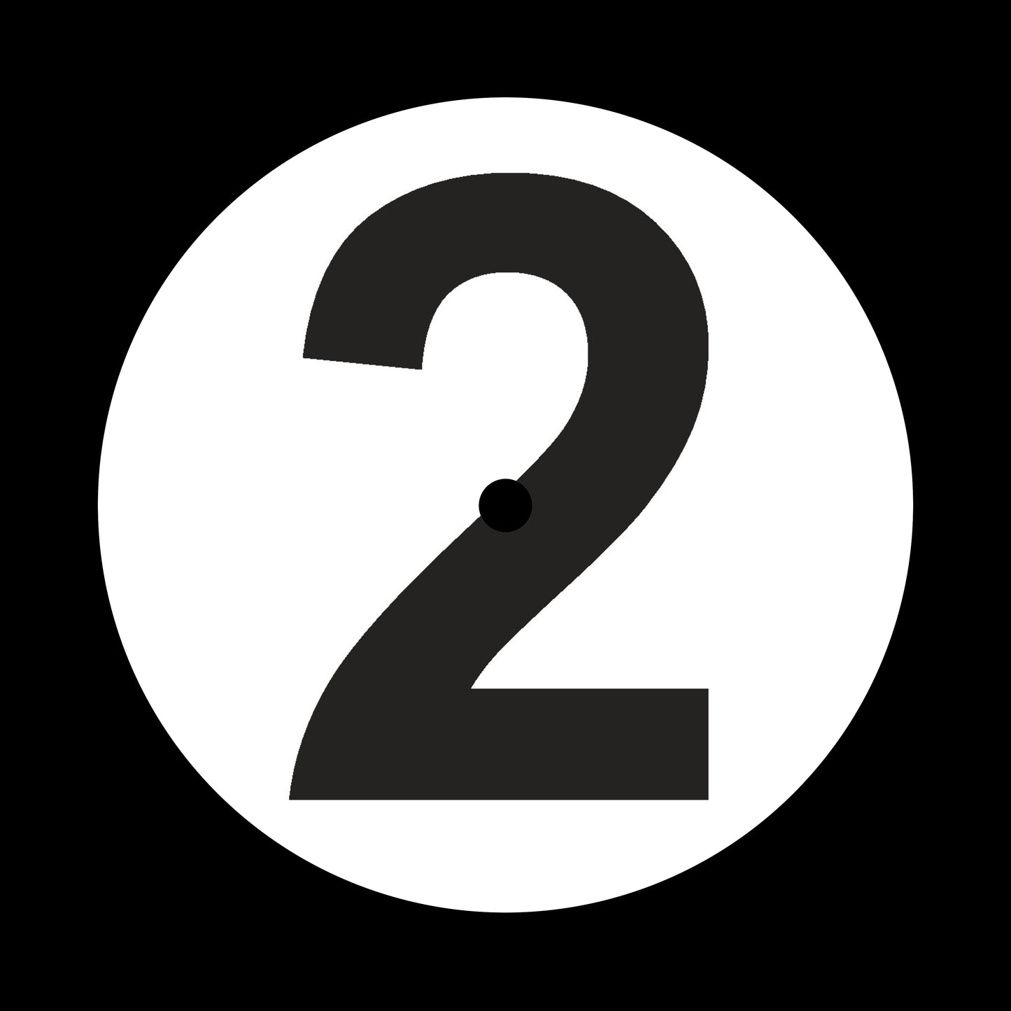 Side 1 + 2 Numerical 7", 10", 12"/LP Vinyl Record Centre Labels (1 of each = Pair)
