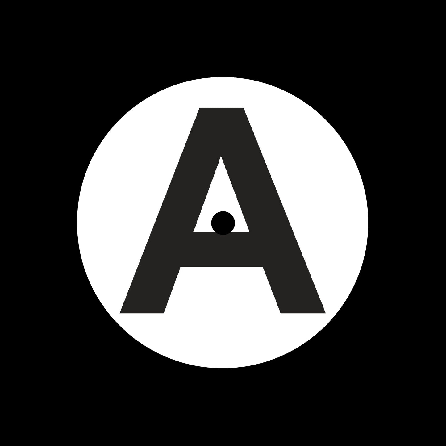 Side A, B, C + D Alphabetical 7", 10", 12"/LP Vinyl Record Centre Labels (1 of each = 4 labels per pack)
