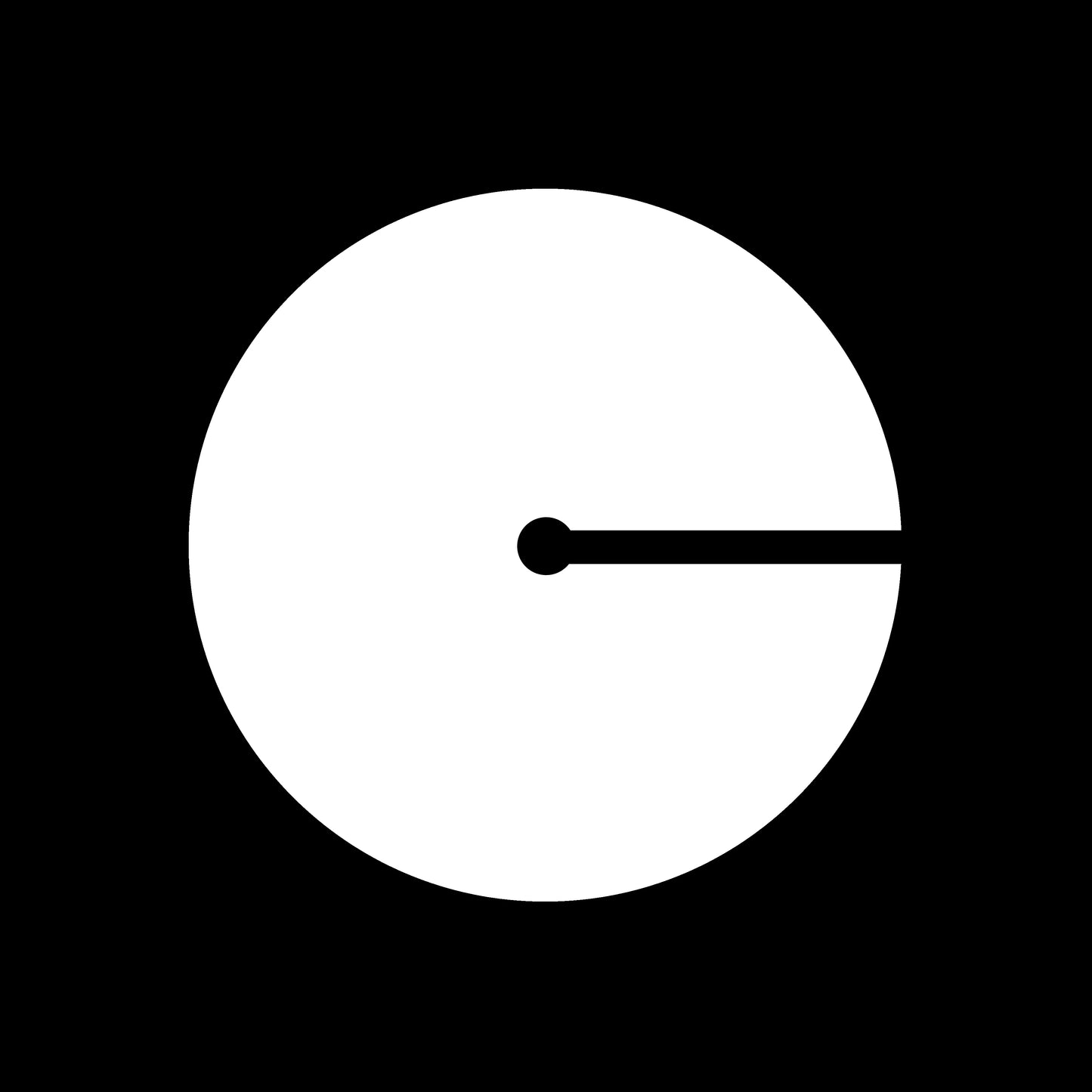 Turntablist Scratch Marker White & Black Stripe 7", 10", 12"/LP Vinyl Record Centre Labels (Pair)