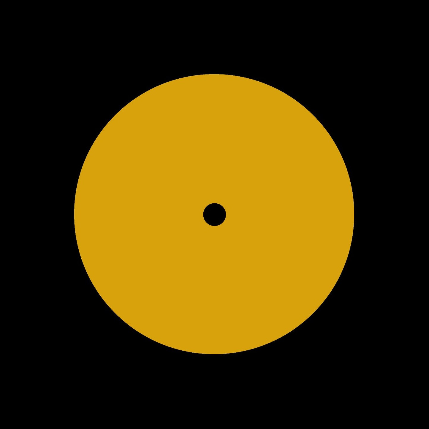 Blank Matte Yellow Promo 7" Vinyl Record Labels for DJs & Producers
