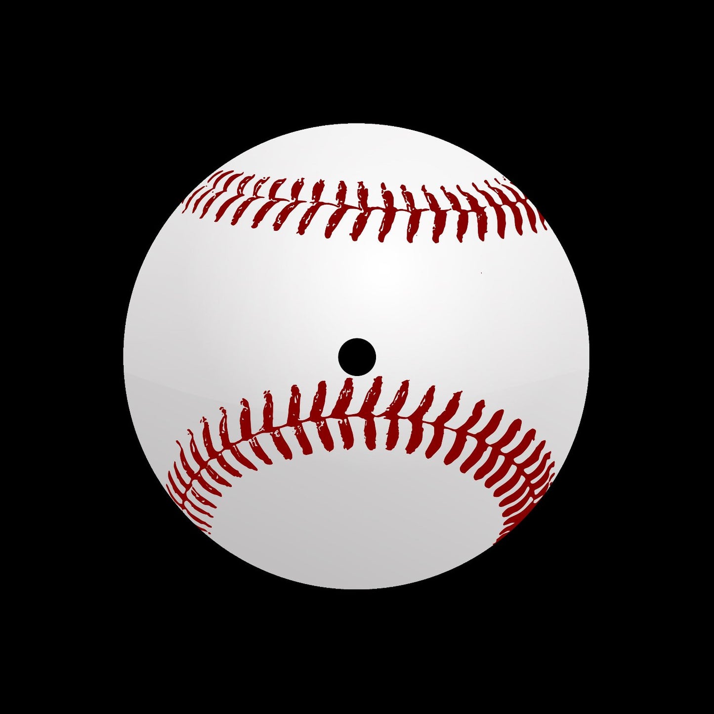 7" Baseball Ball 4 of 5 Record Middles