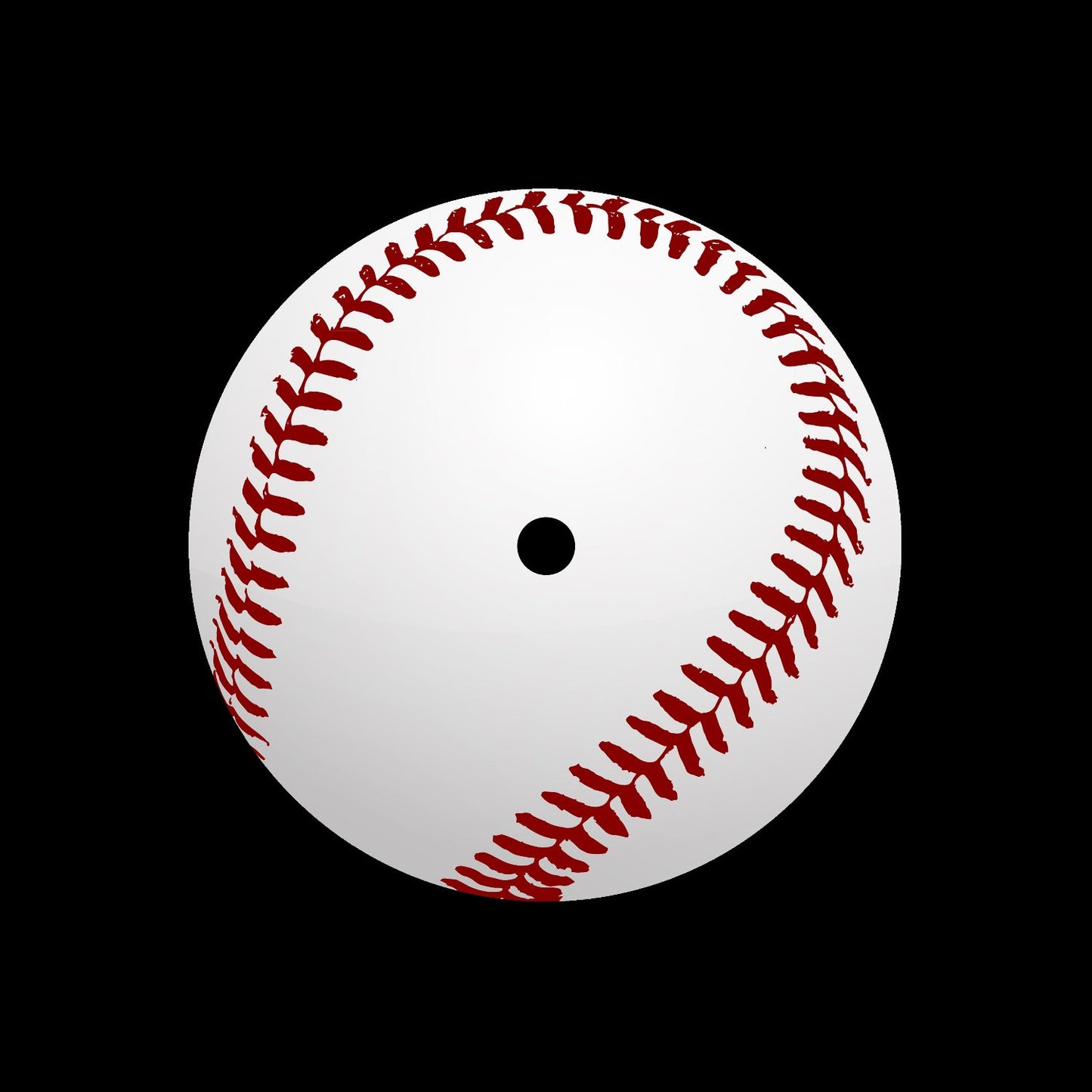 7" Baseball Ball 5 of 5 Record Middle