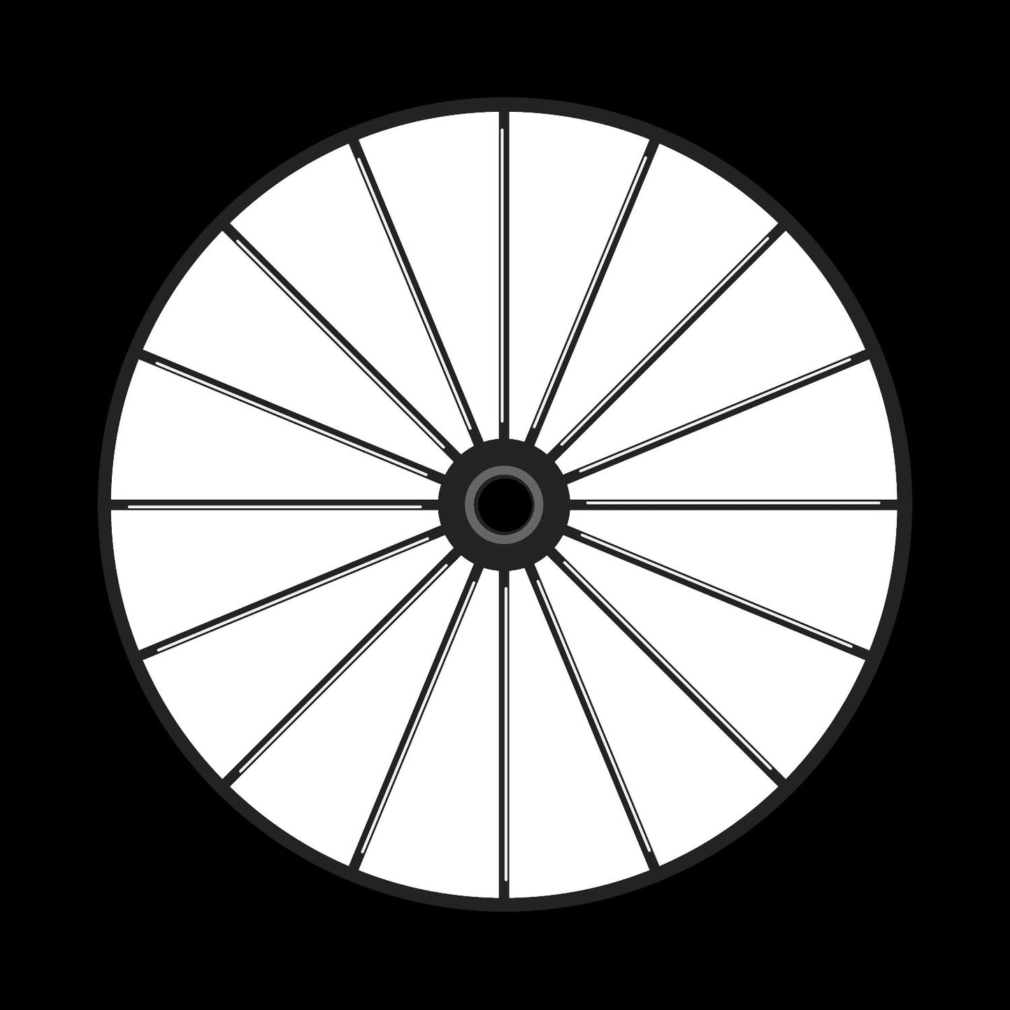 Bicycle Bike Spokes Wheel #3 of 9 Self-Adhesive Promo Record Middle Centre Labels for 10" & 12" Vinyl - centerlabels_uk