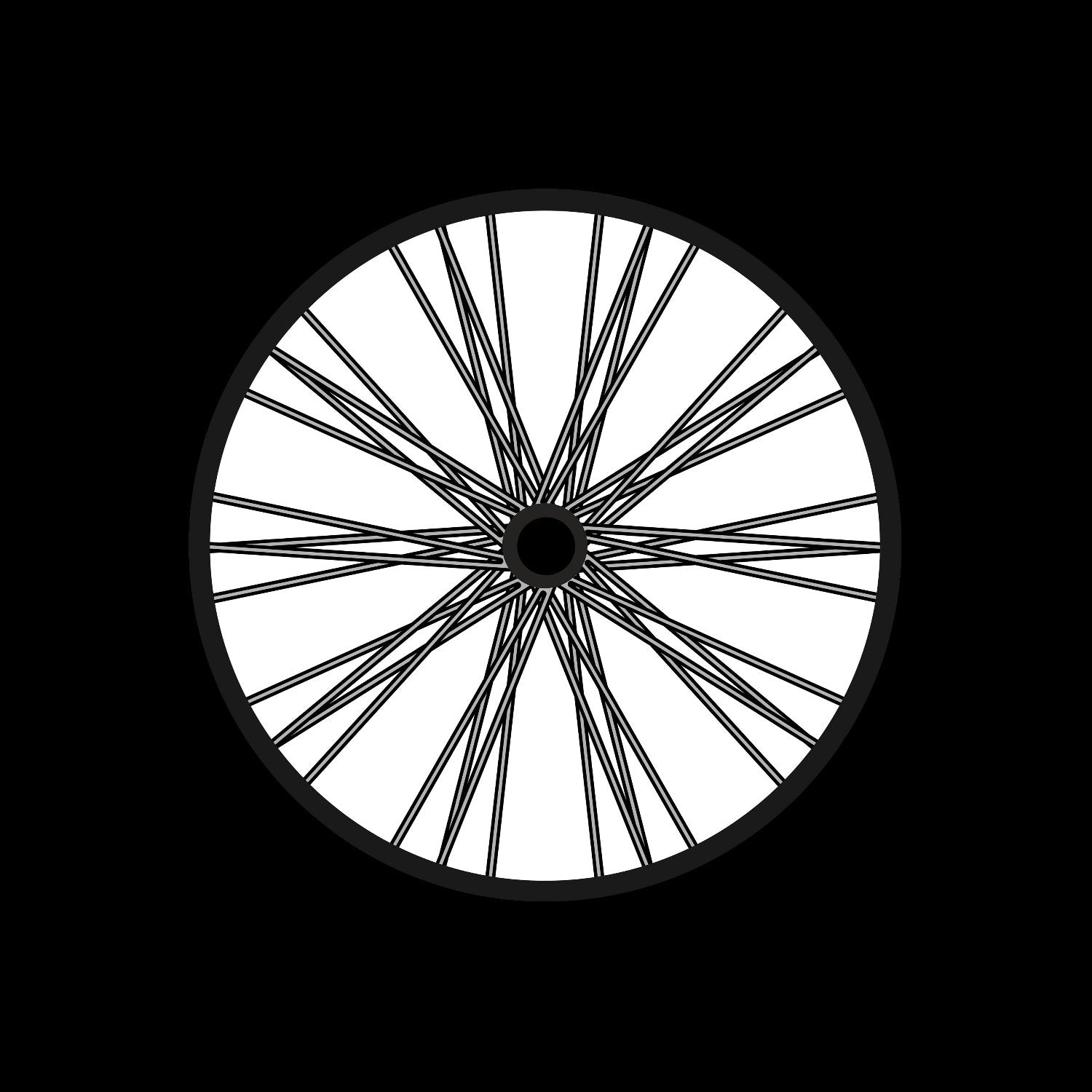 Bicycle Bike Spokes Wheel #4 of 9 Self-Adhesive Promo Record Middle Centre Labels for 7" Vinyl - centerlabels_uk
