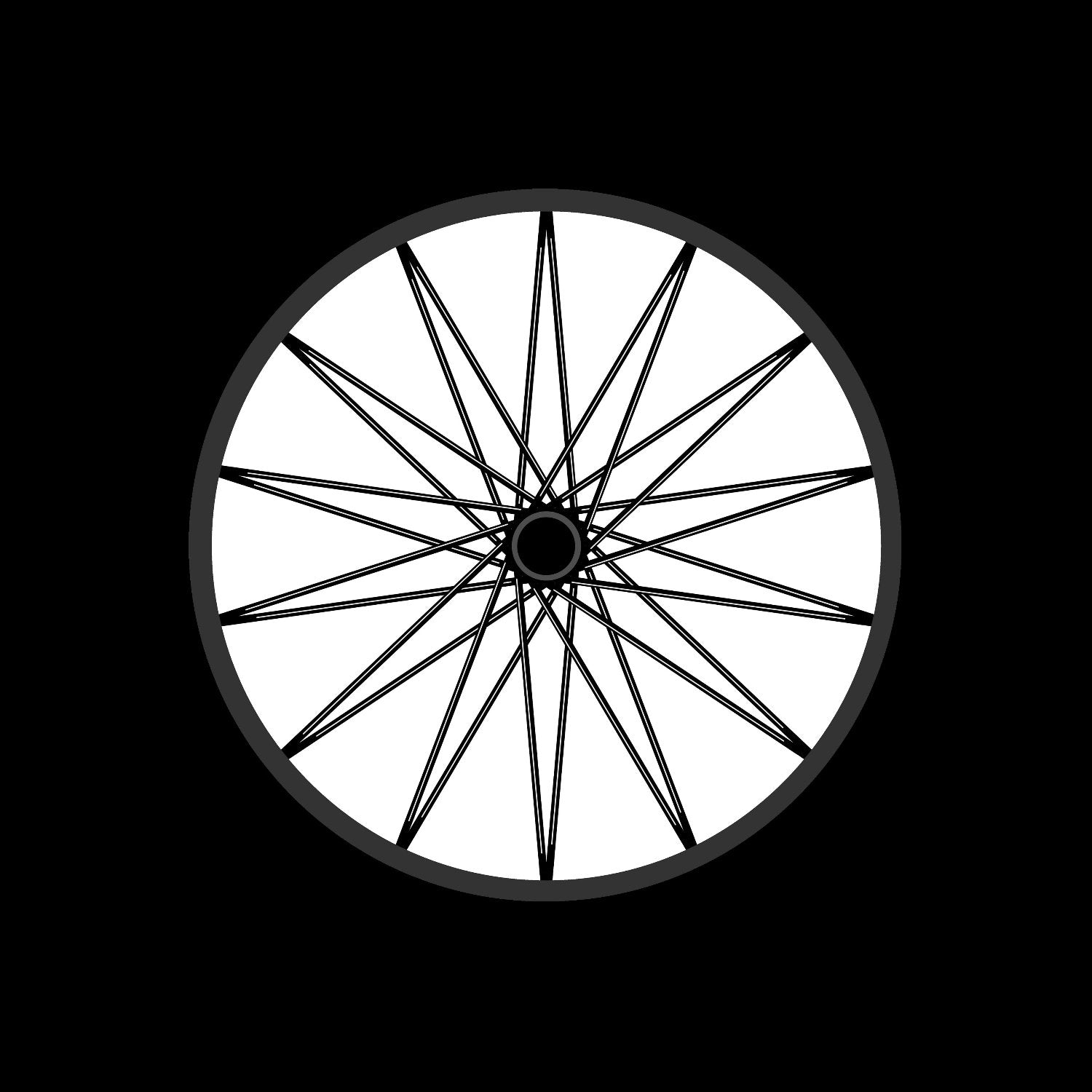 Bicycle Bike Spokes Wheel #6 of 9 Self-Adhesive Promo Record Middle Centre Labels for 7" Vinyl - centerlabels_uk