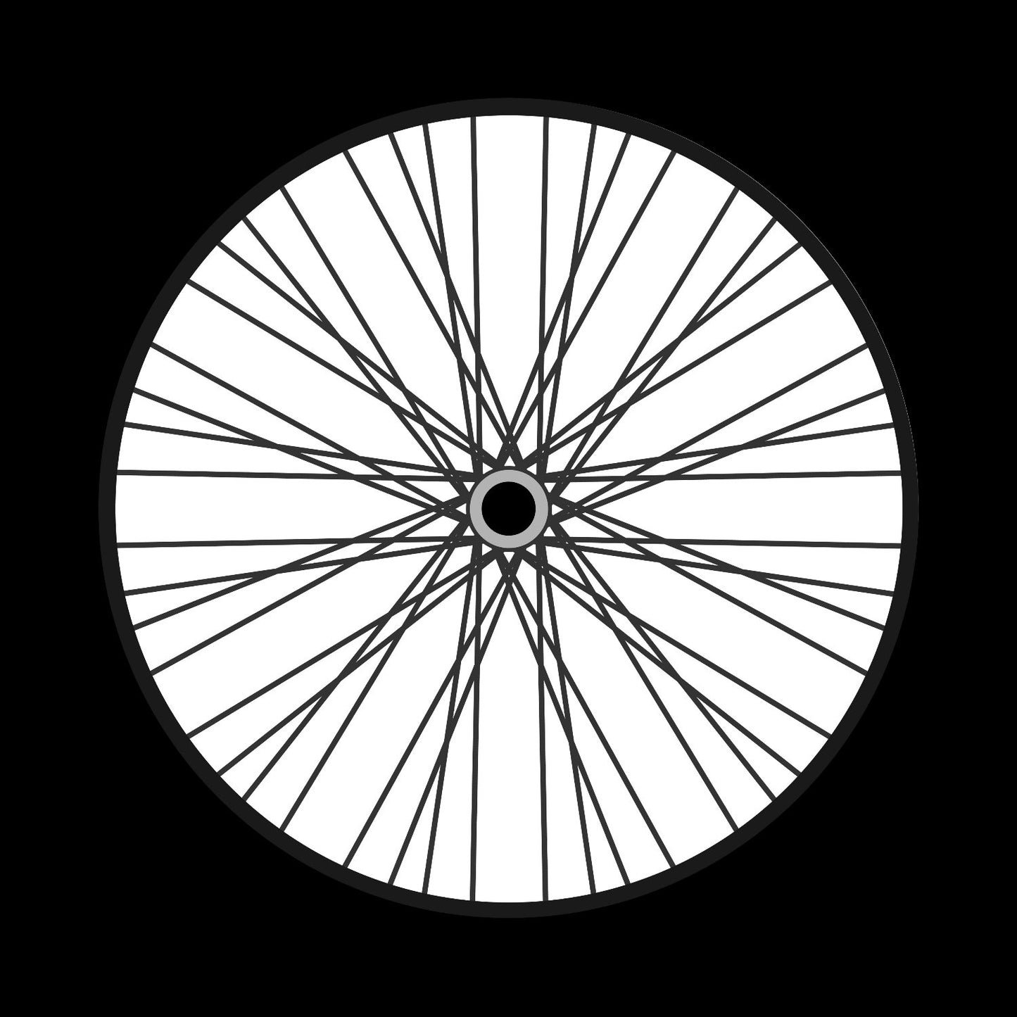 Bicycle Bike Spokes Wheel #9 of 9 Self-Adhesive Promo Record Middle Centre Labels for 10" & 12" Vinyl - centerlabels_uk