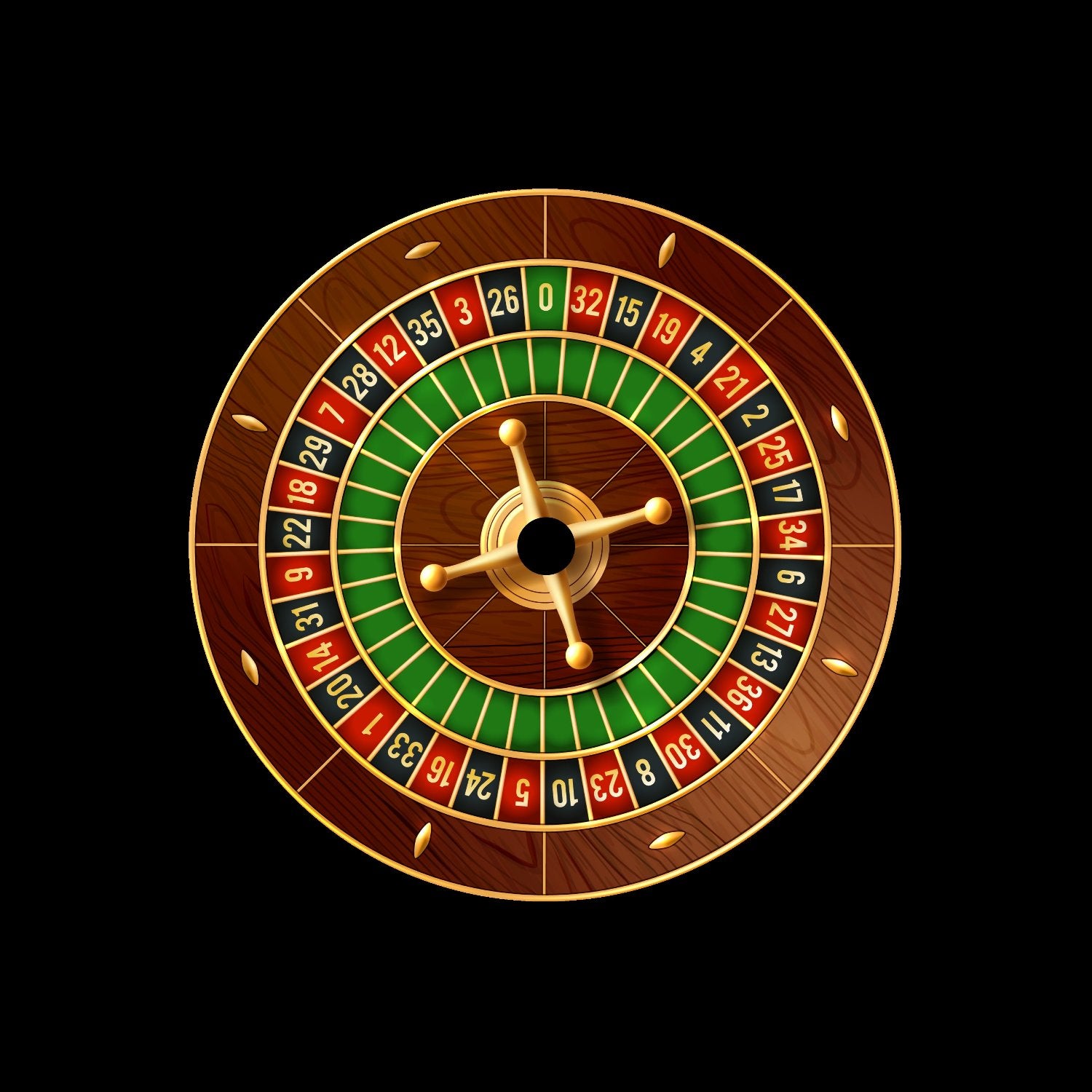 Casino Roulette Wheel Self-Adhesive Promo Record Centre Labels for 7" Vinyl - centerlabels_uk